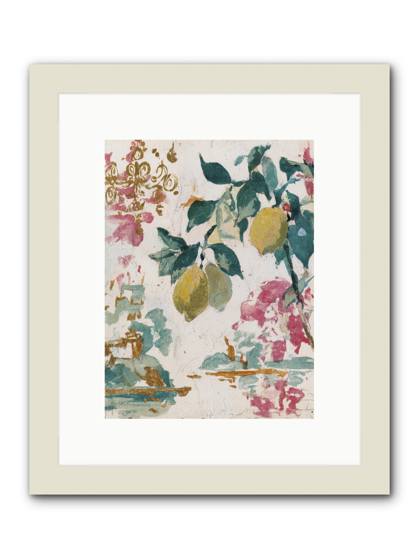 Colonel Fig’s Secret Picnic -- Framed Print - White 9x12