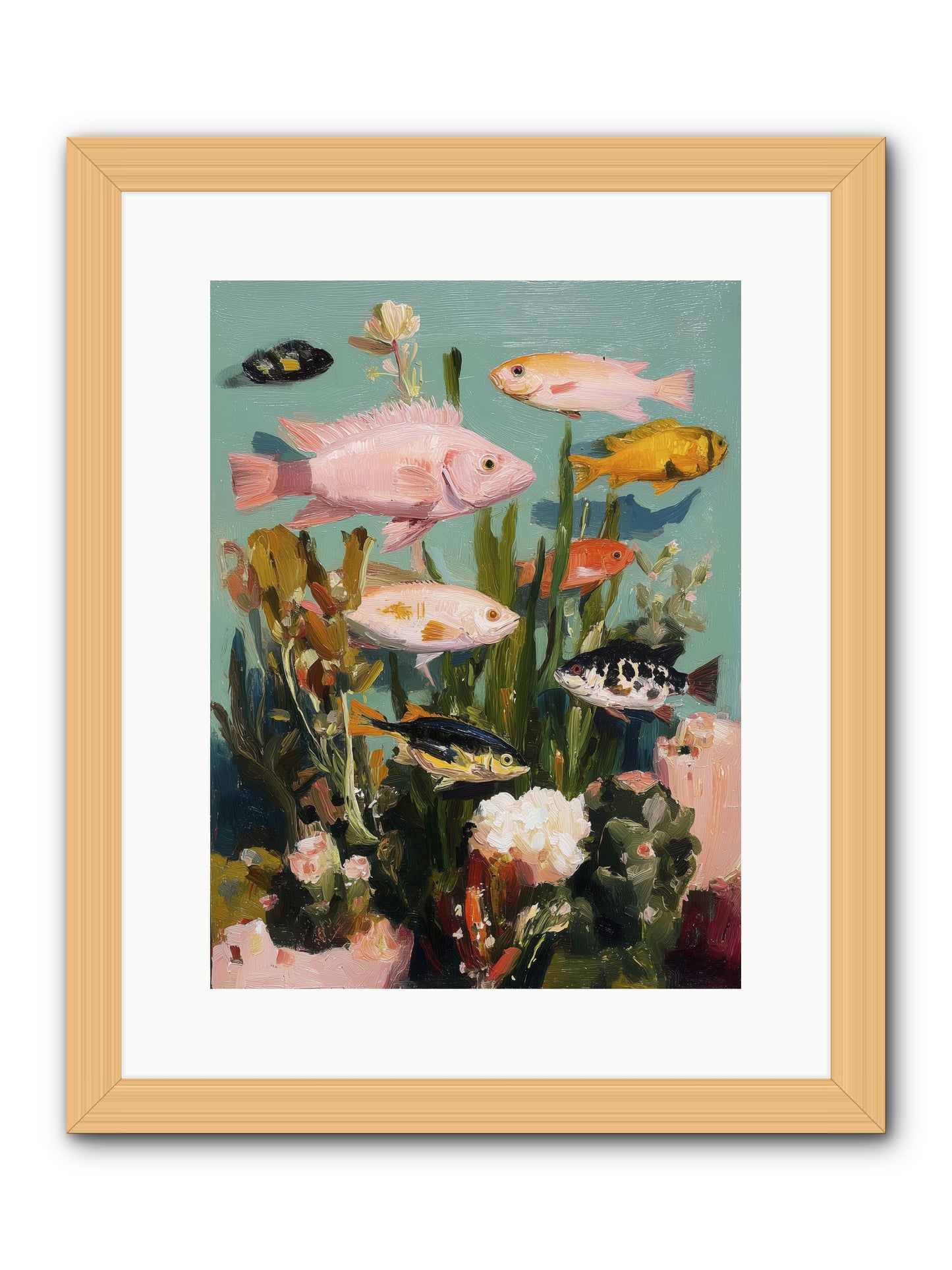 Color Revolution -- Framed Print - Natural 12x16