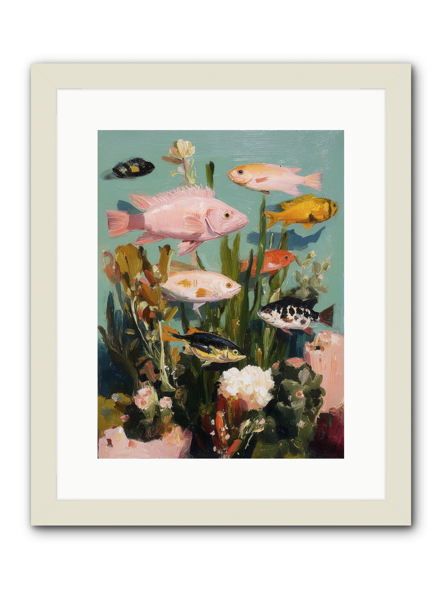 Color Revolution -- Framed Print - White 12x16