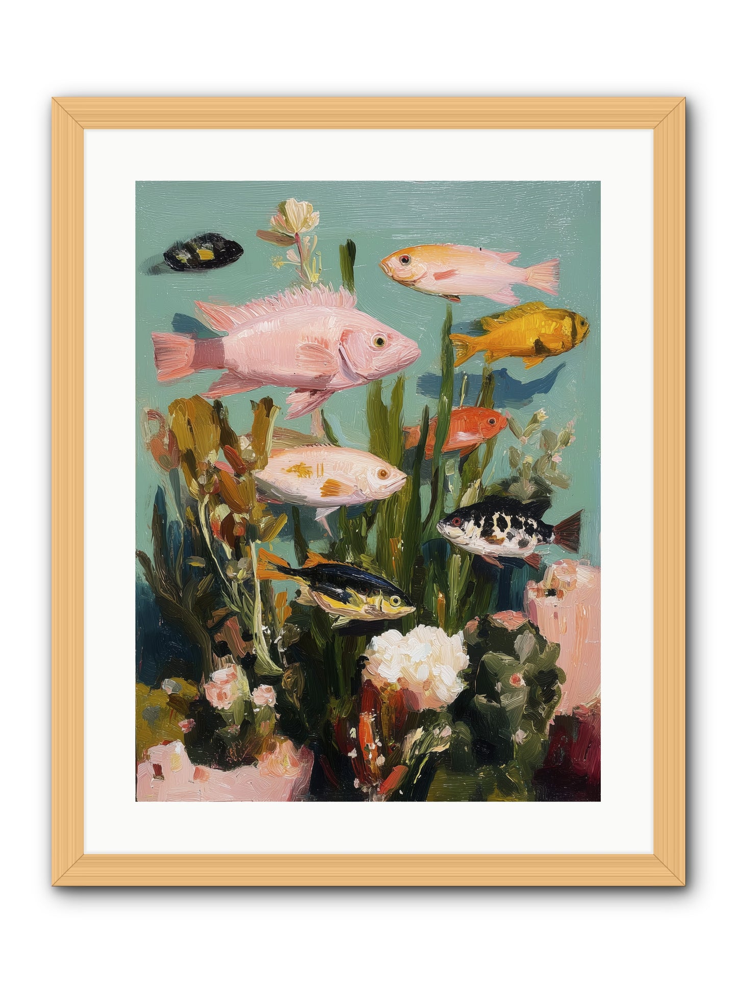 Color Revolution -- Framed Print - Natural 18x24