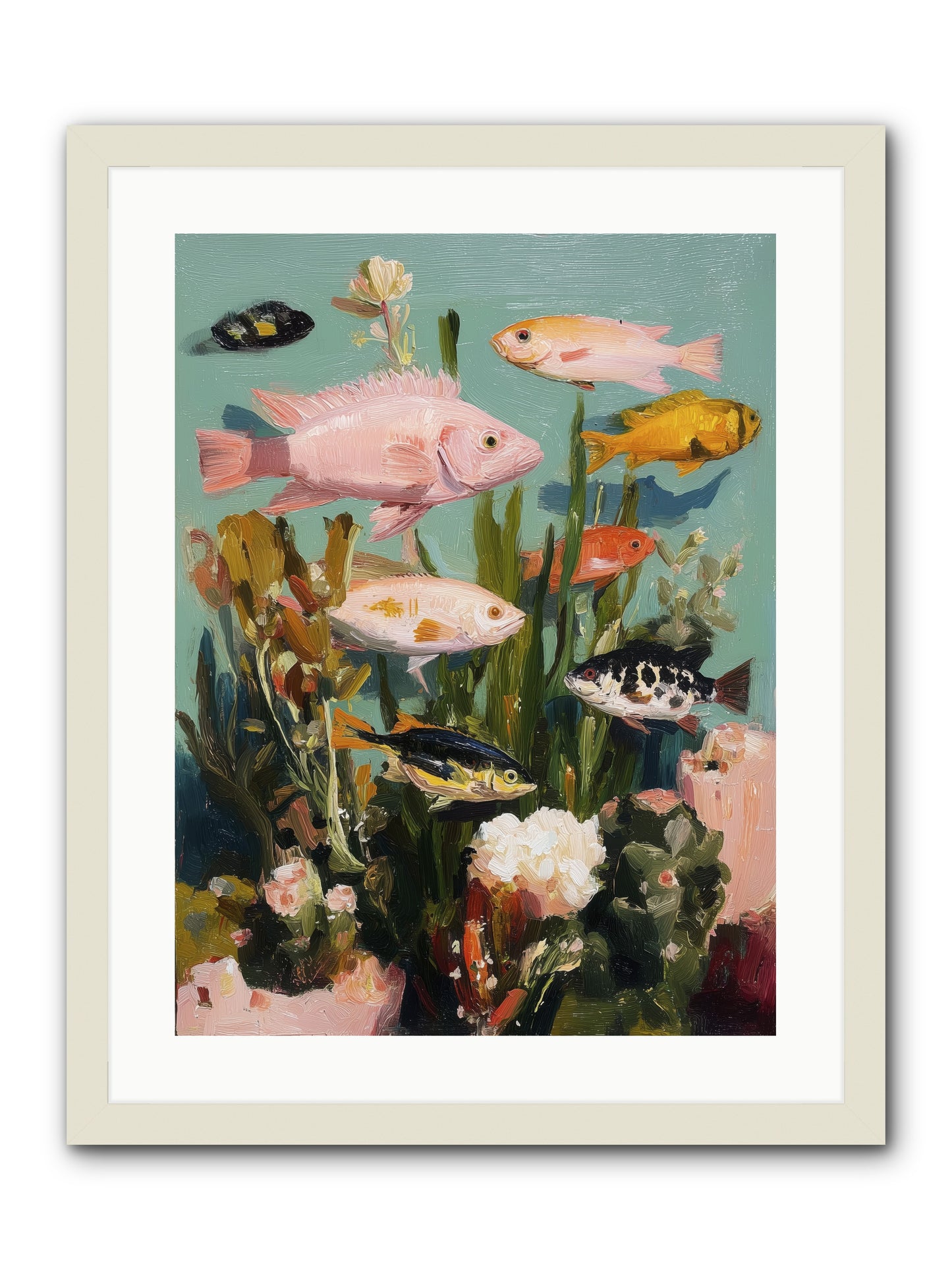 Color Revolution -- Framed Print - White 18x24