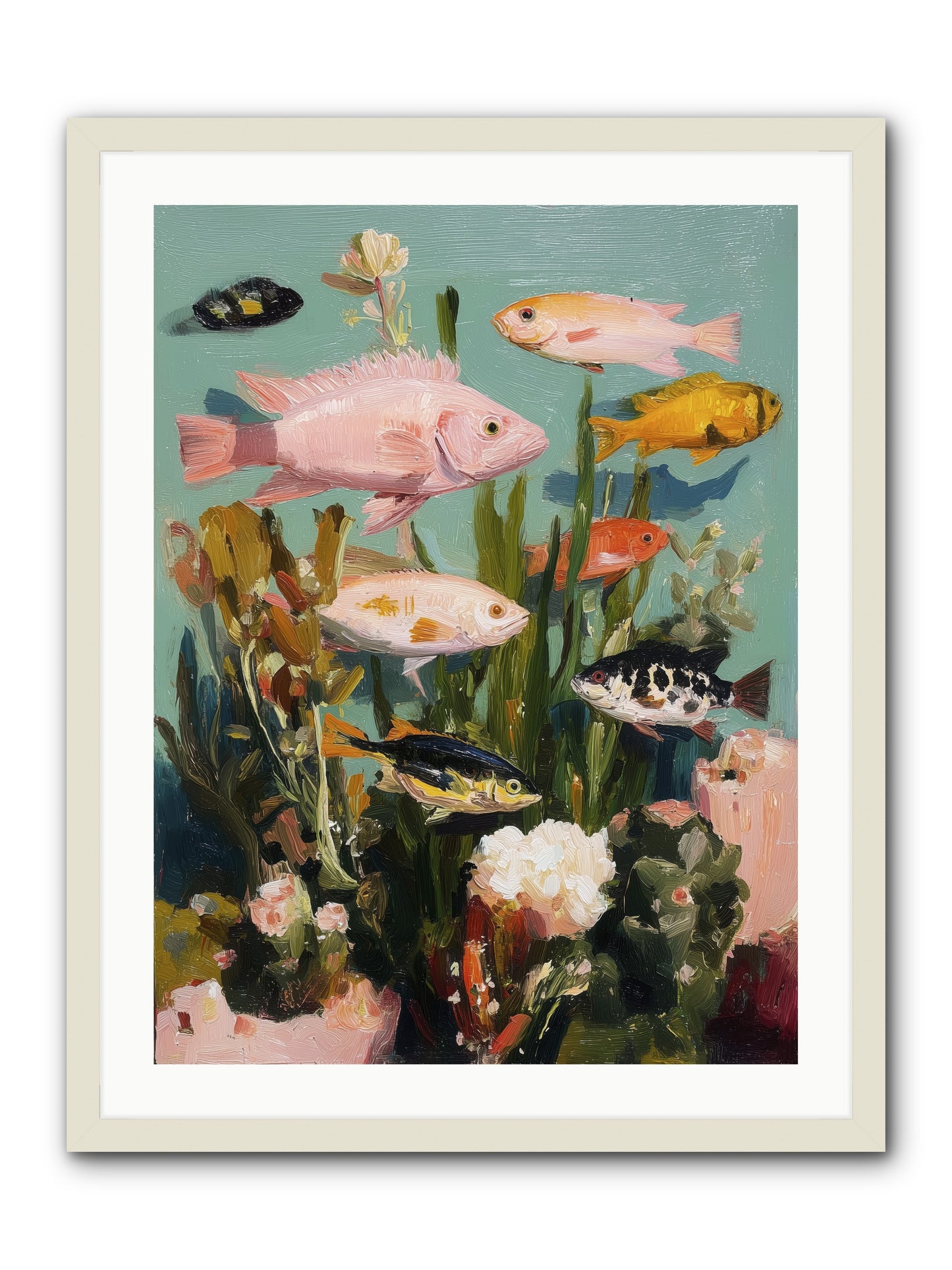 Color Revolution -- Framed Print - White 24x32