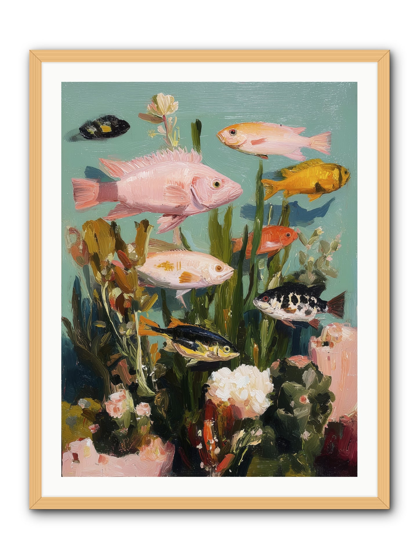 Color Revolution -- Framed Print - Natural 30x40