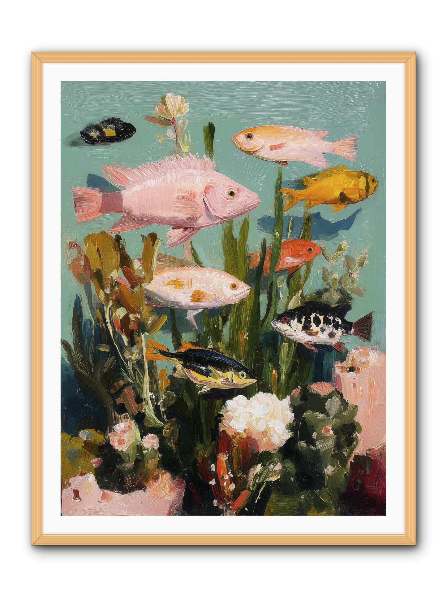 Color Revolution -- Framed Print - Natural 36x48