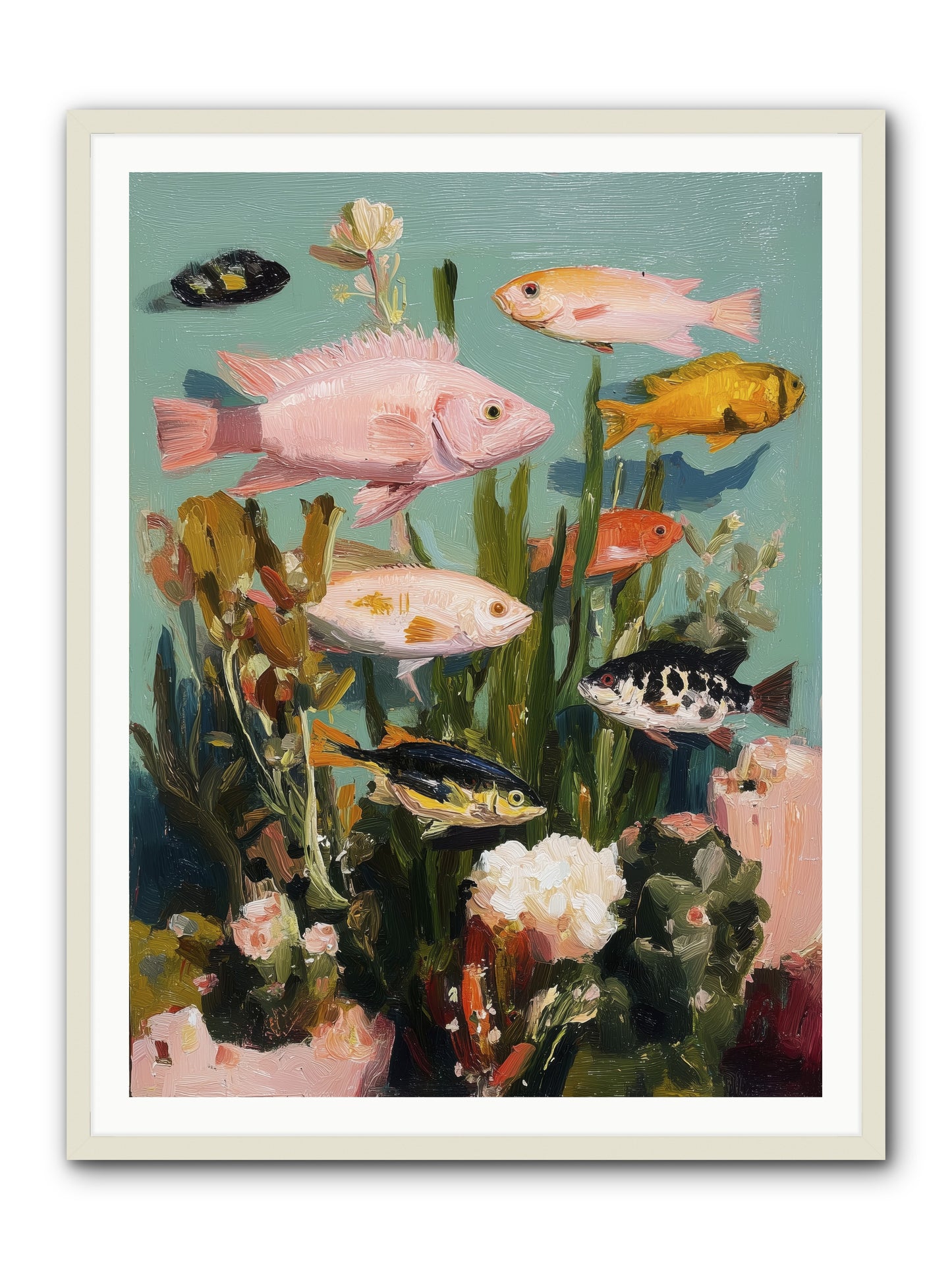 Color Revolution -- Framed Print - White 36x48