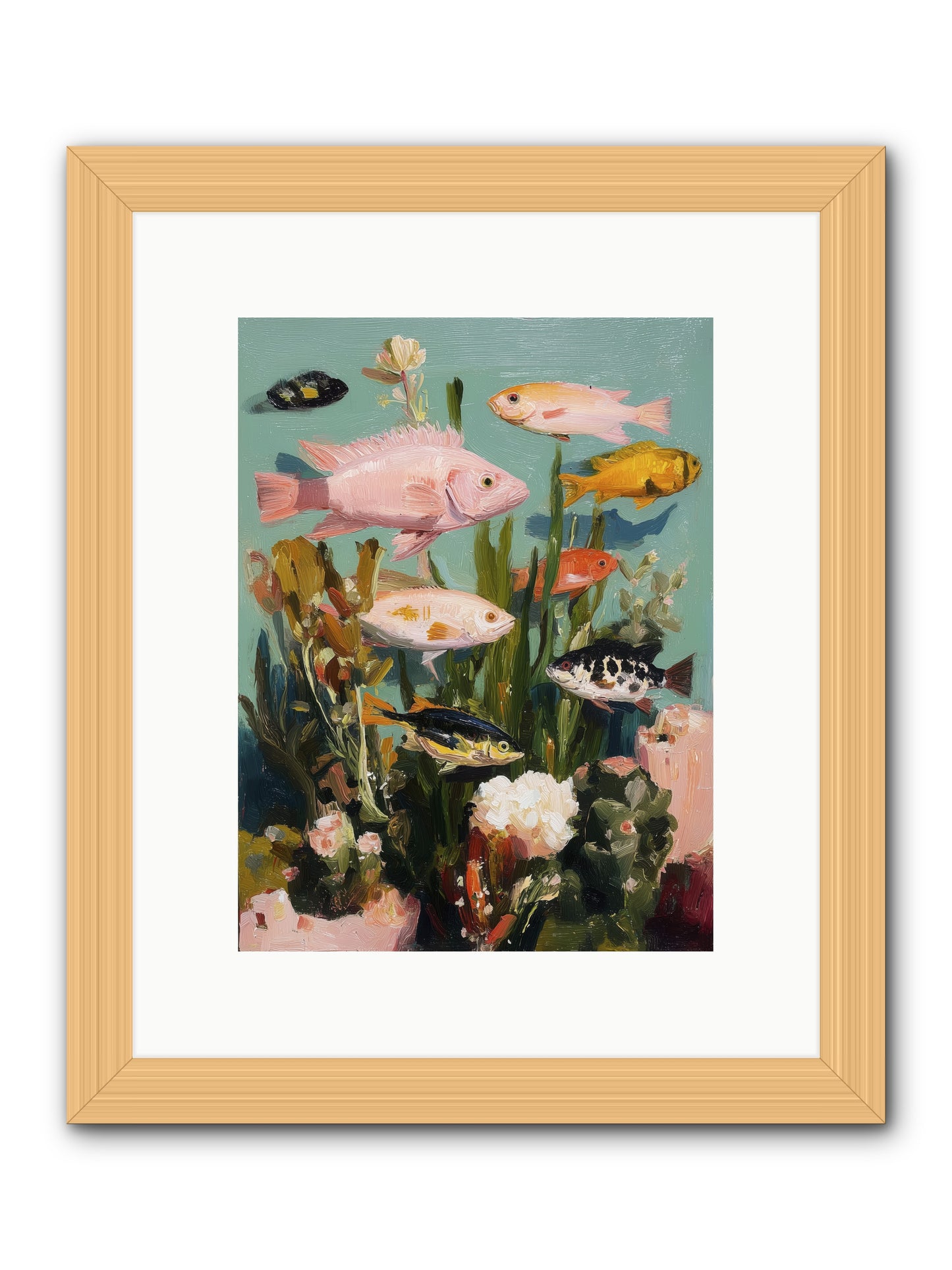 Color Revolution -- Framed Print - Natural 9x12