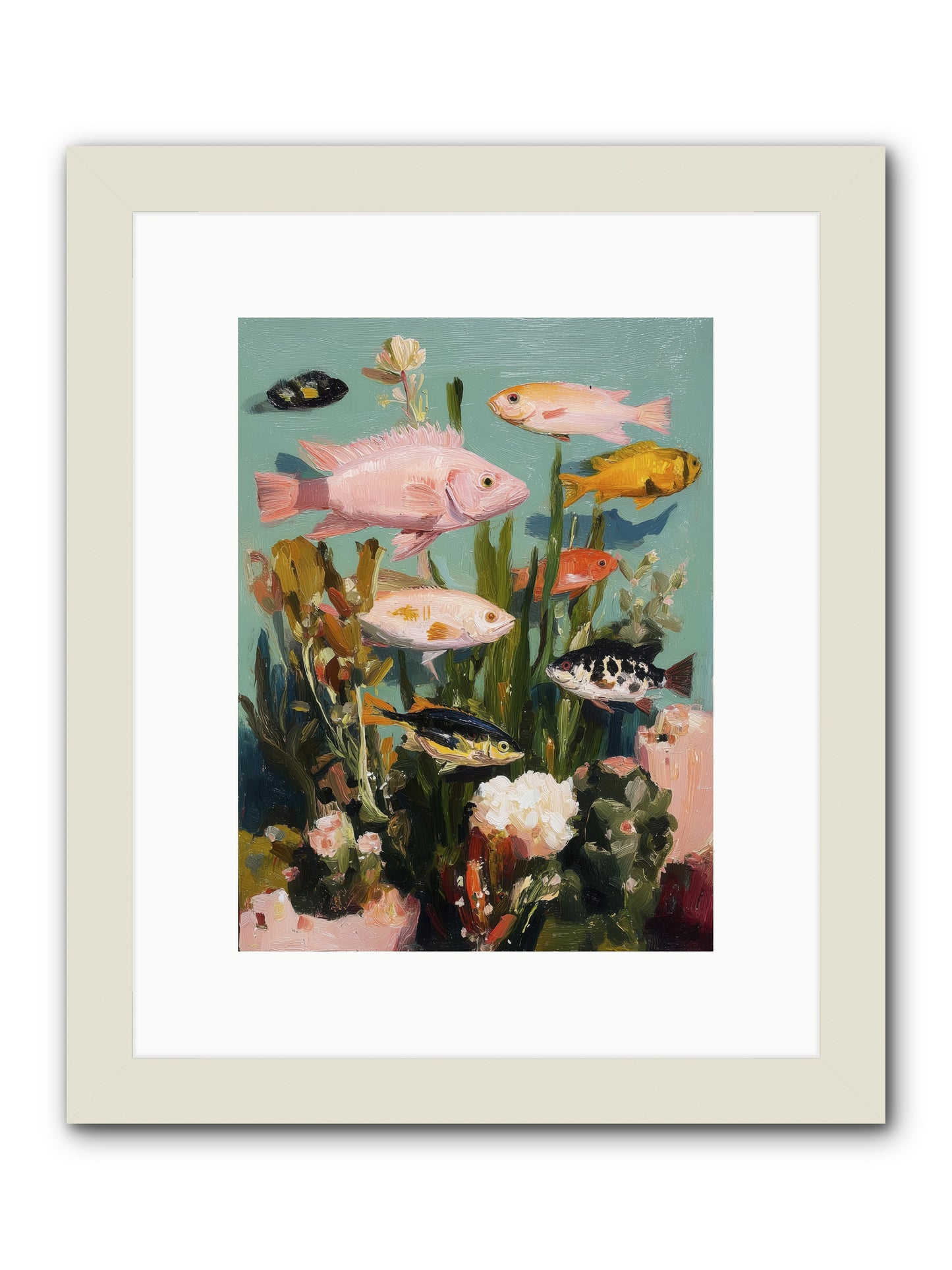 Color Revolution -- Framed Print - White 9x12