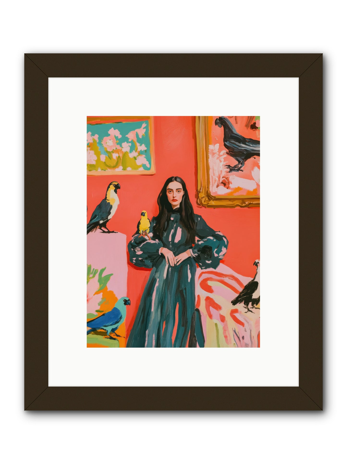 Companions Of The Mind -- Framed Print - Black 9x12