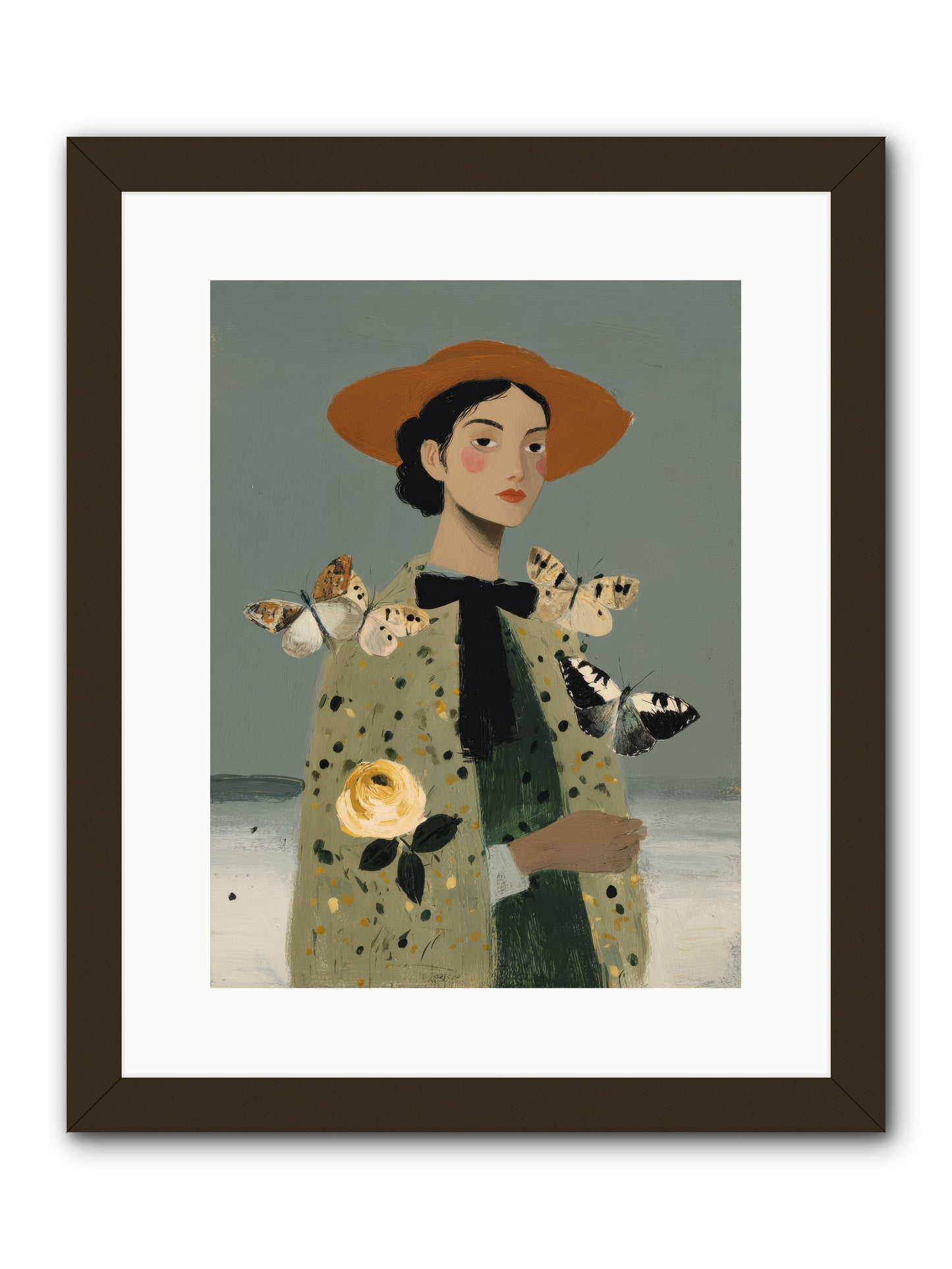 Company of Travelers -- Framed Print - Black 12x16