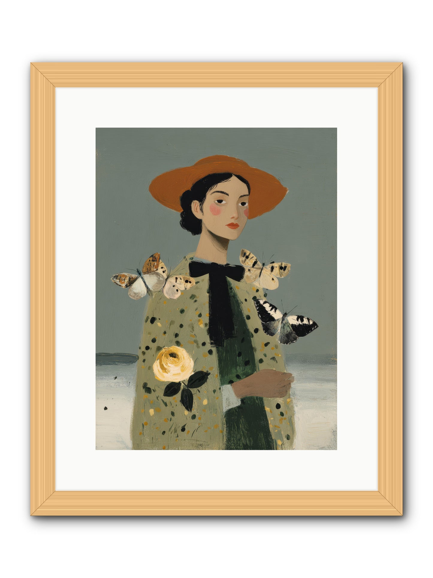 Company of Travelers -- Framed Print - Natural 12x16