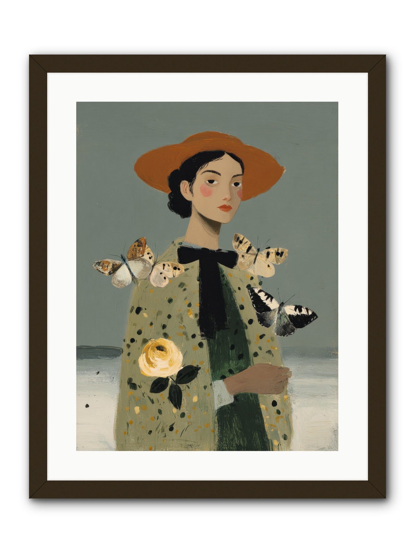 Company of Travelers -- Framed Print - Black 18x24