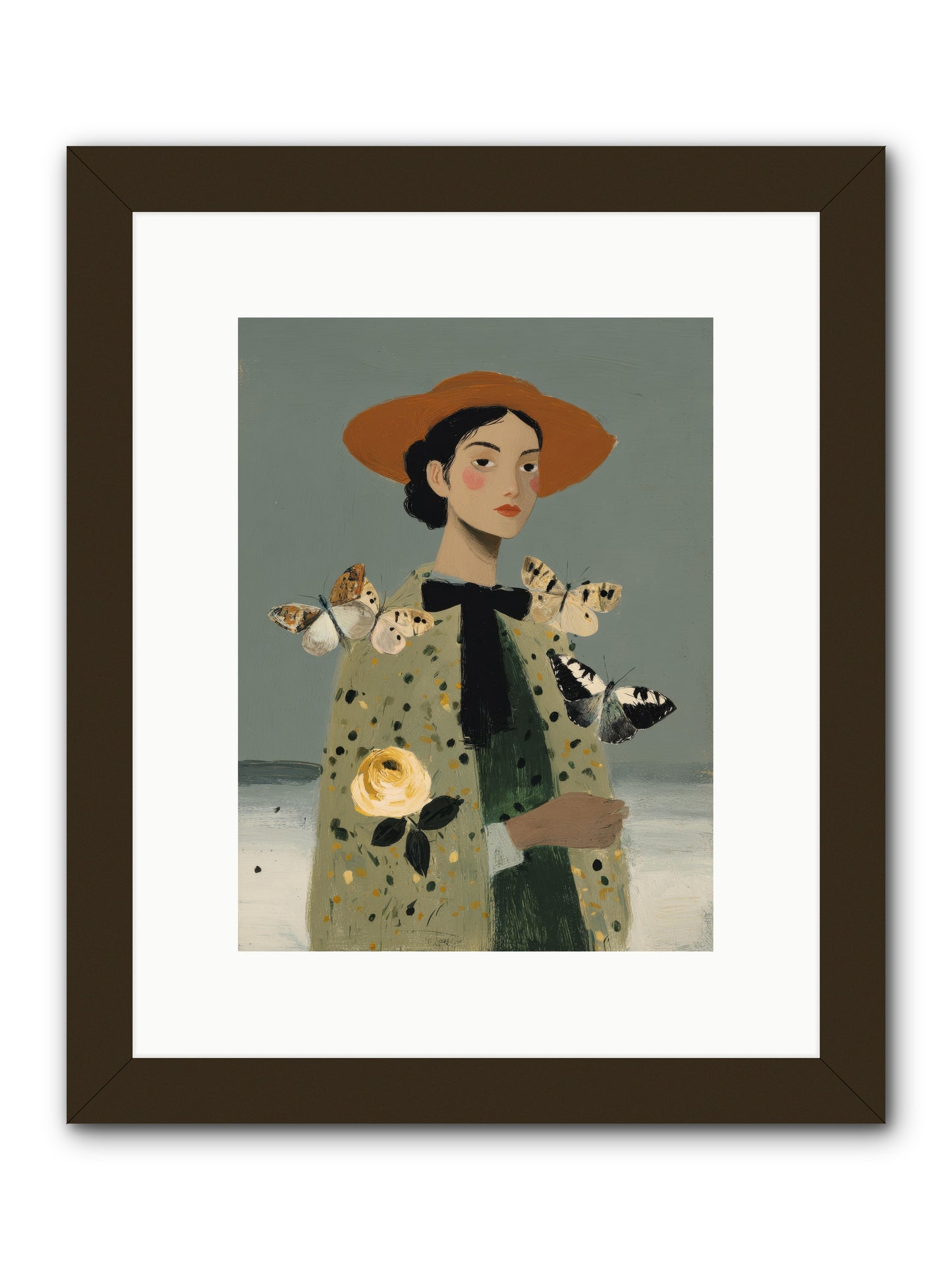 Company of Travelers -- Framed Print - Black 9x12