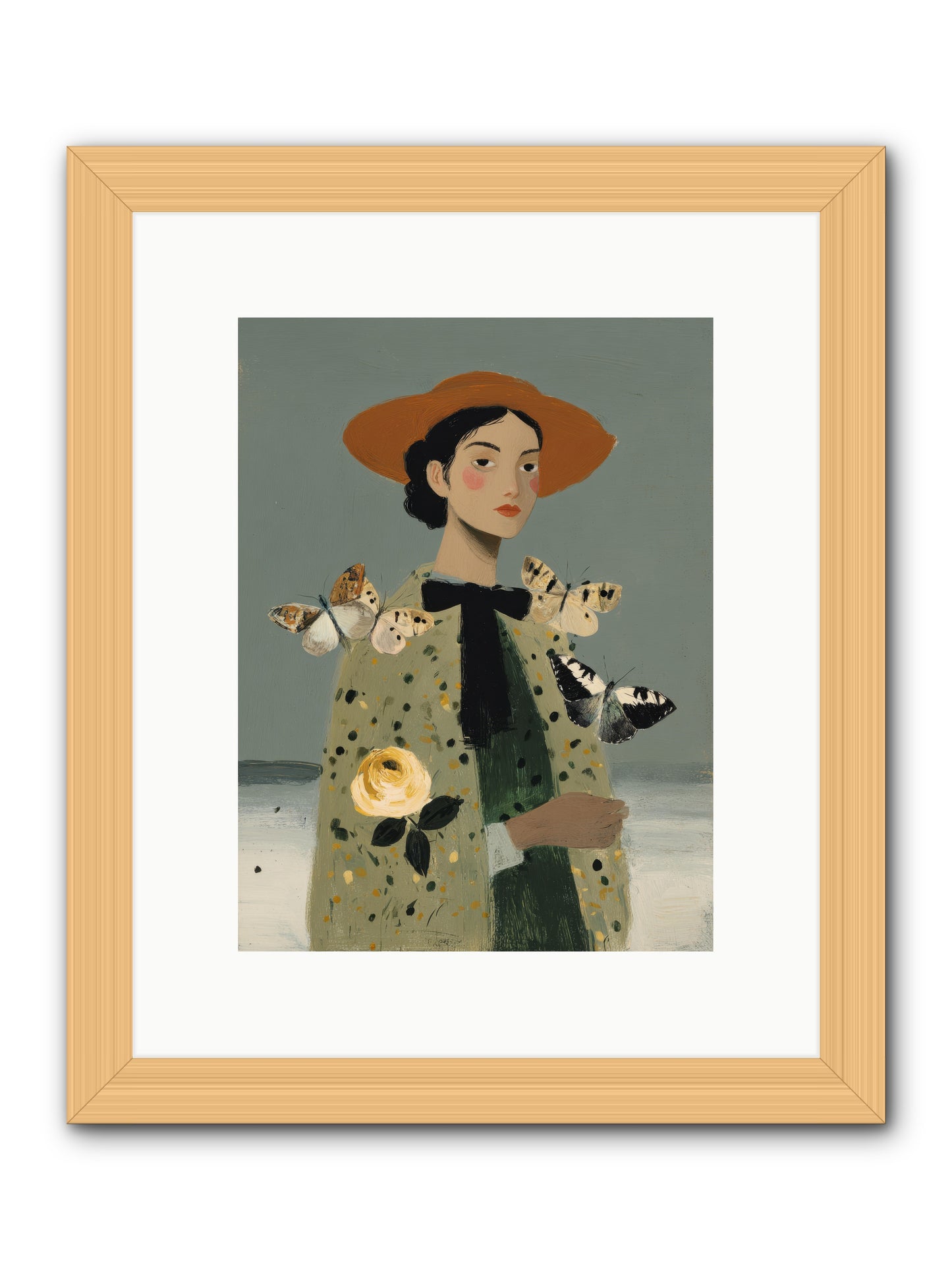 Company of Travelers -- Framed Print - Natural 9x12