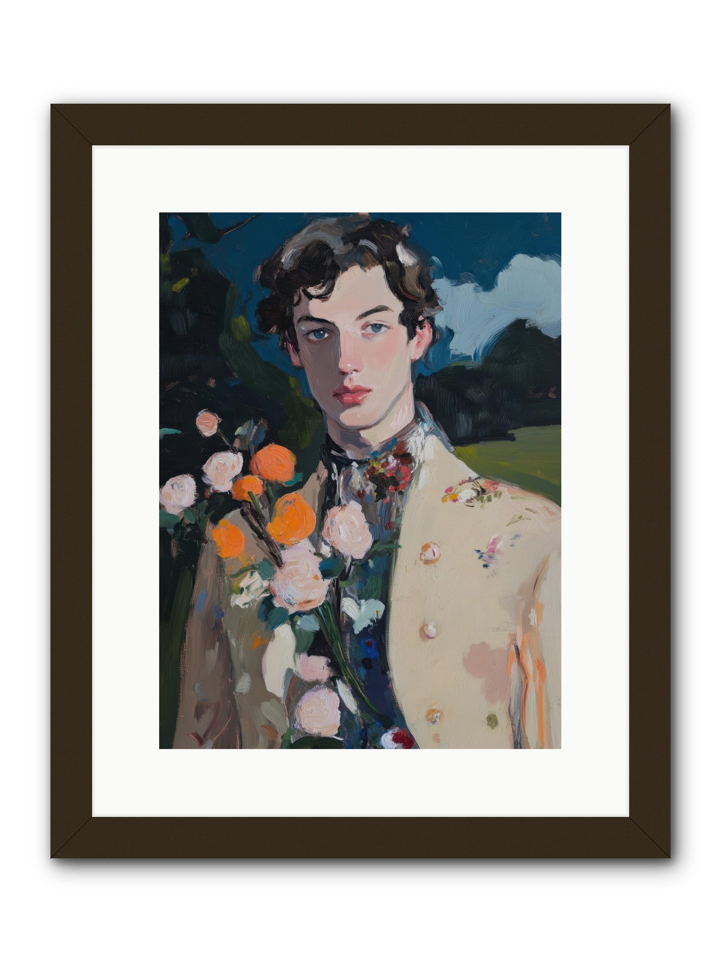 Complete Adoration -- Framed Print - Black 12x16