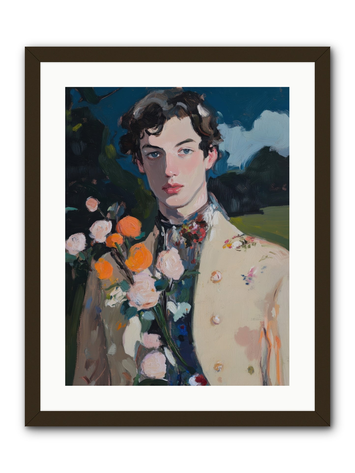 Complete Adoration -- Framed Print - Black 18x24