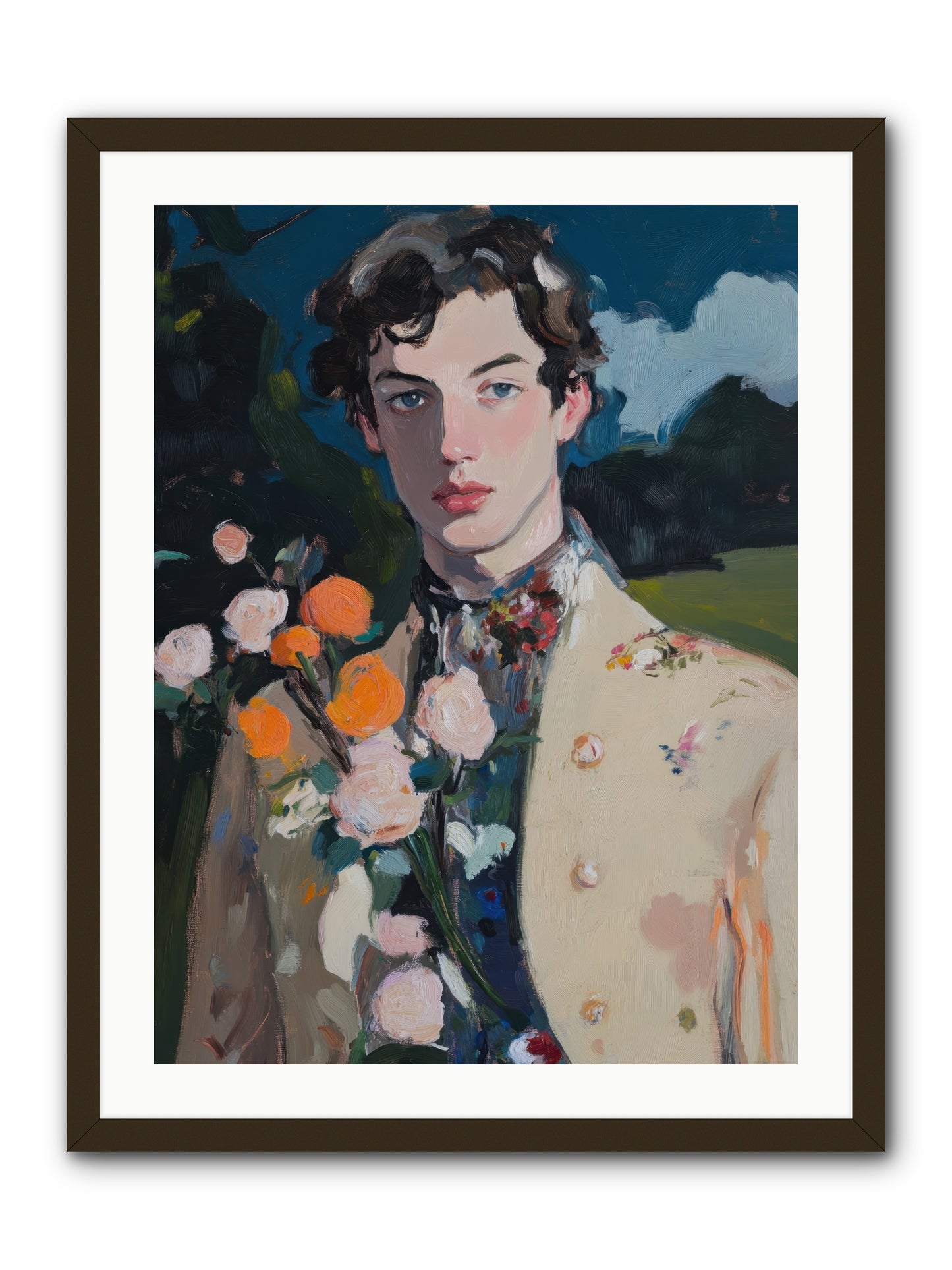Complete Adoration -- Framed Print - Black 24x32