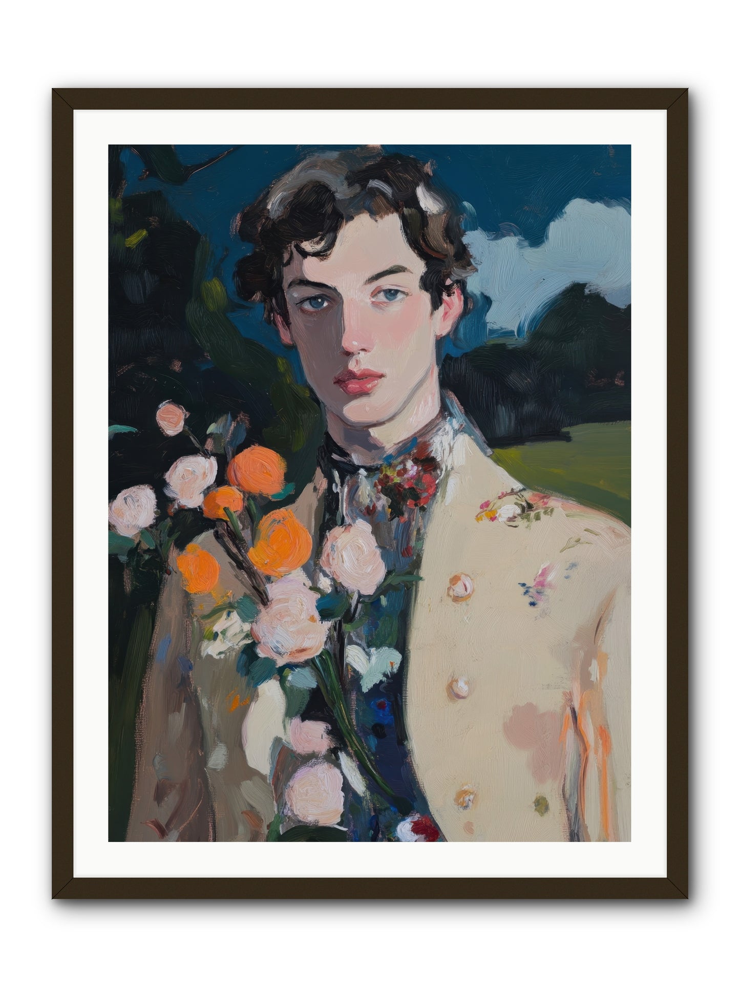 Complete Adoration -- Framed Print - Black 30x40