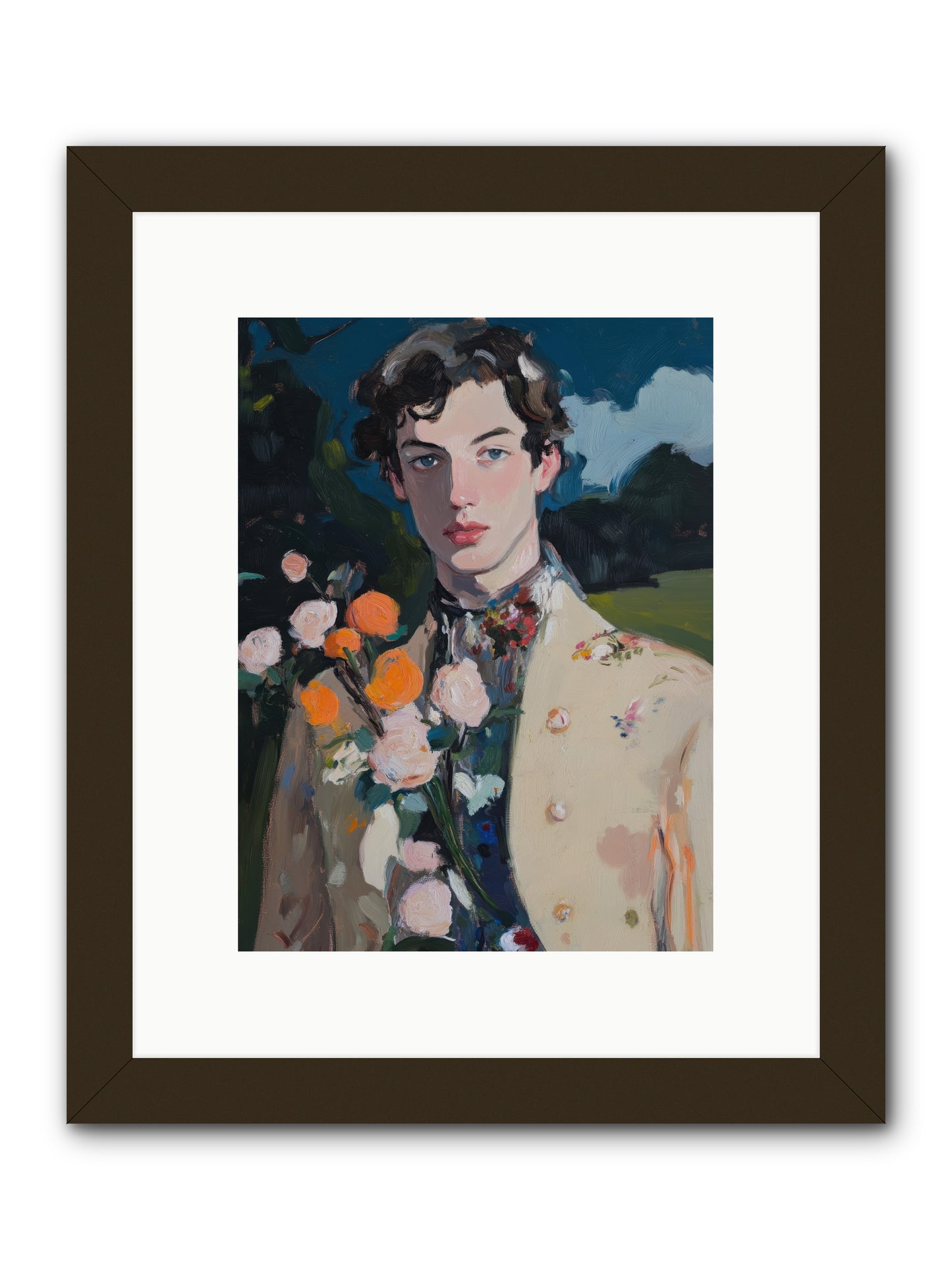 Complete Adoration -- Framed Print - Black 9x12