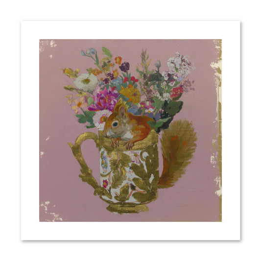 Confessions of the Teacup Court -- Paper Print 10x10