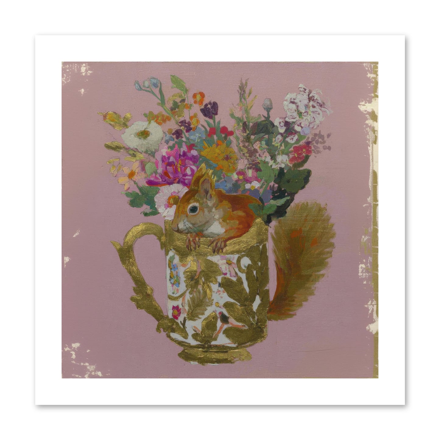 Confessions of the Teacup Court -- Paper Print 12x12