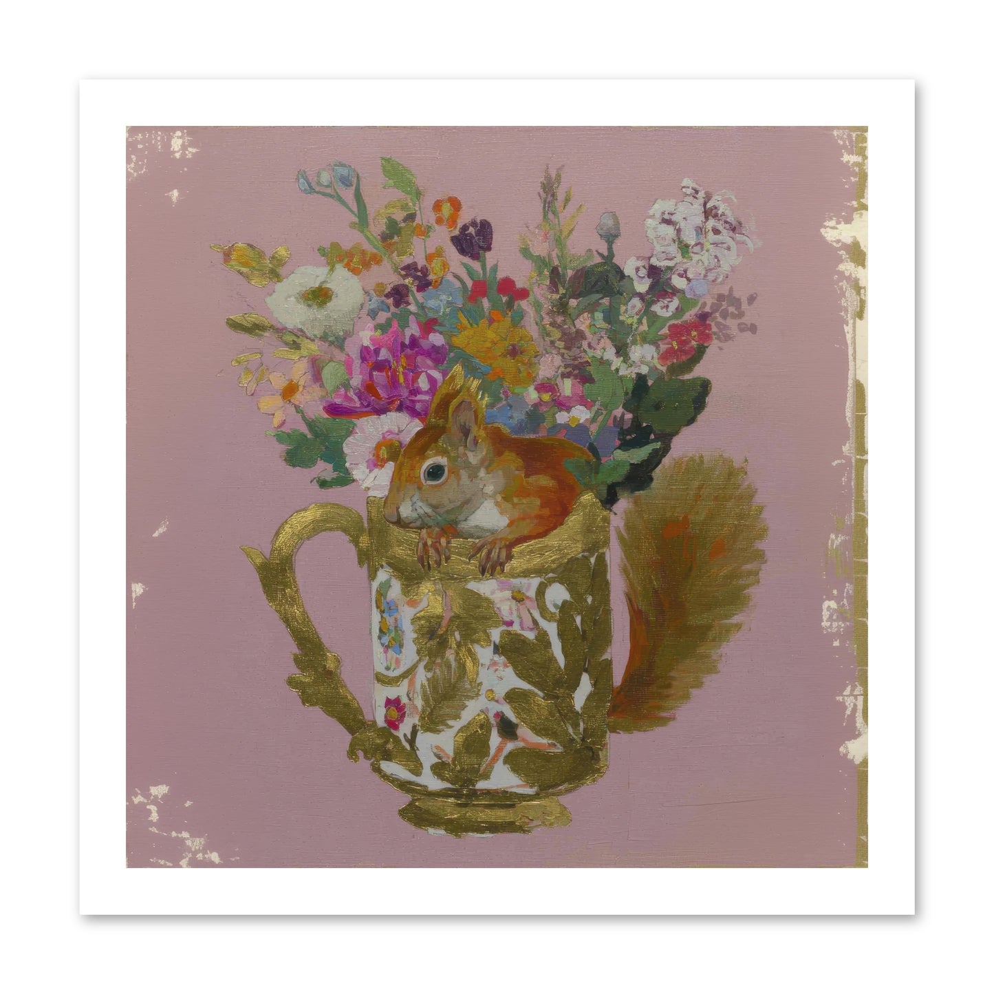 Confessions of the Teacup Court -- Paper Print 16x16