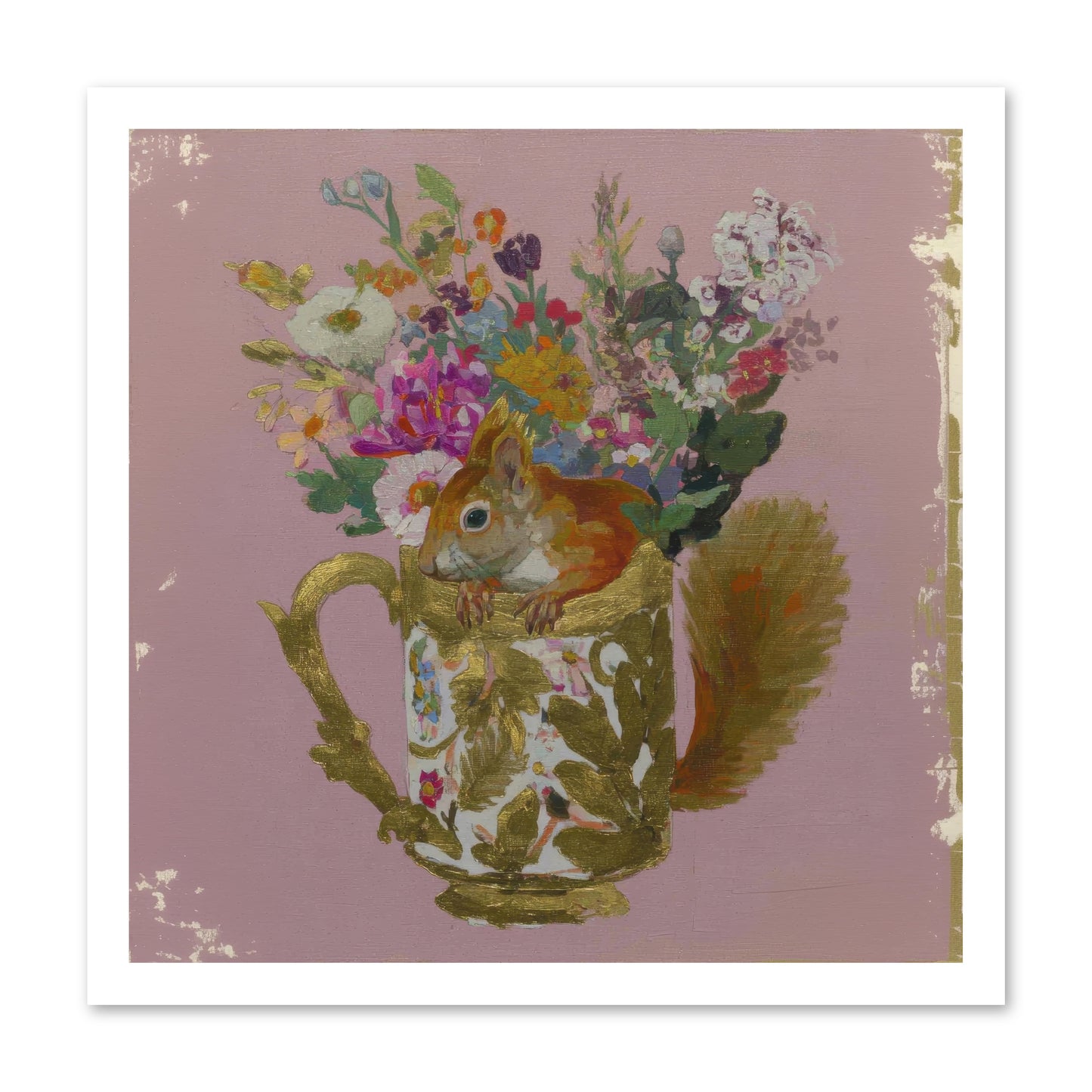 Confessions of the Teacup Court -- Loose Canvas Print 20x20