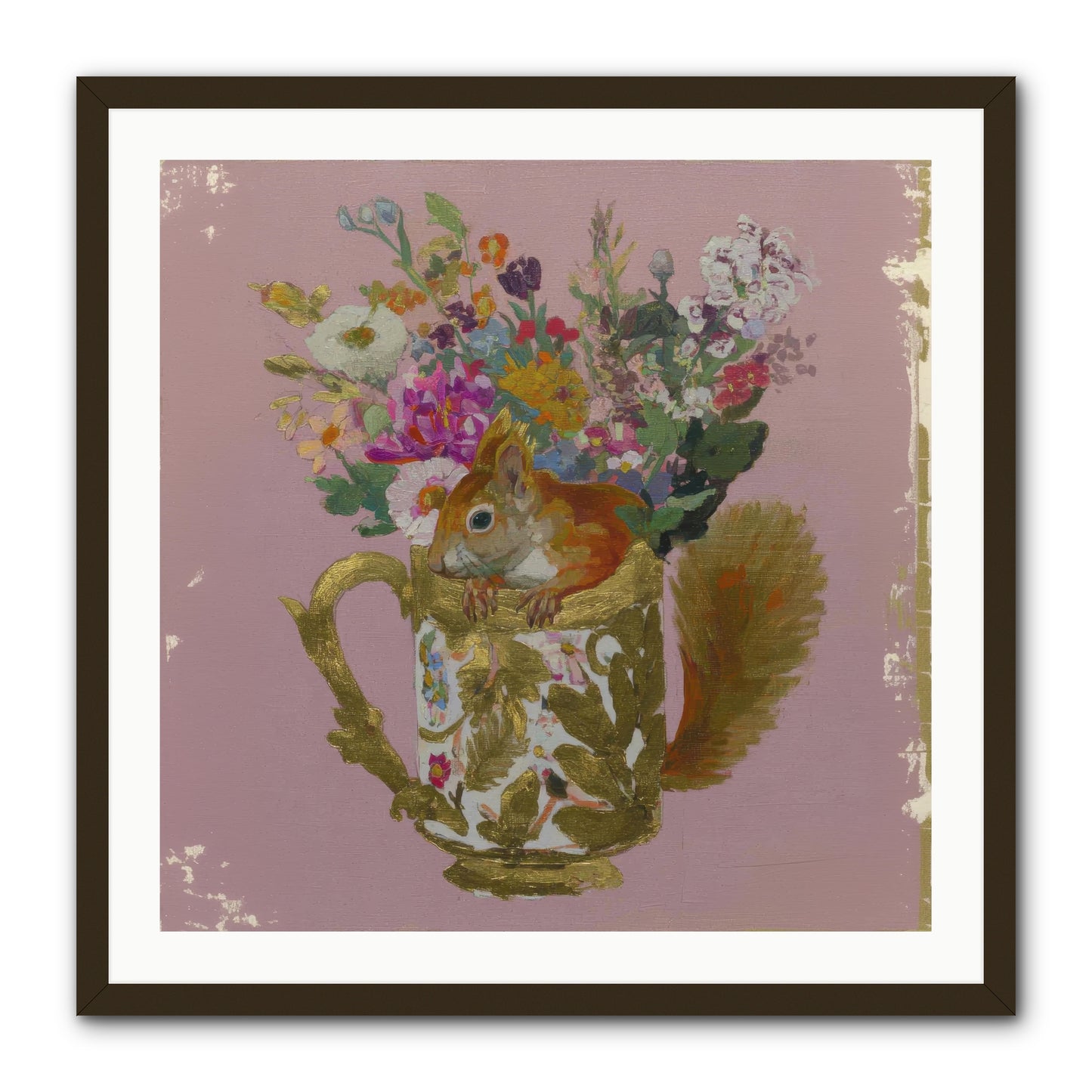 Confessions of the Teacup Court -- Framed Print - Black 30x30
