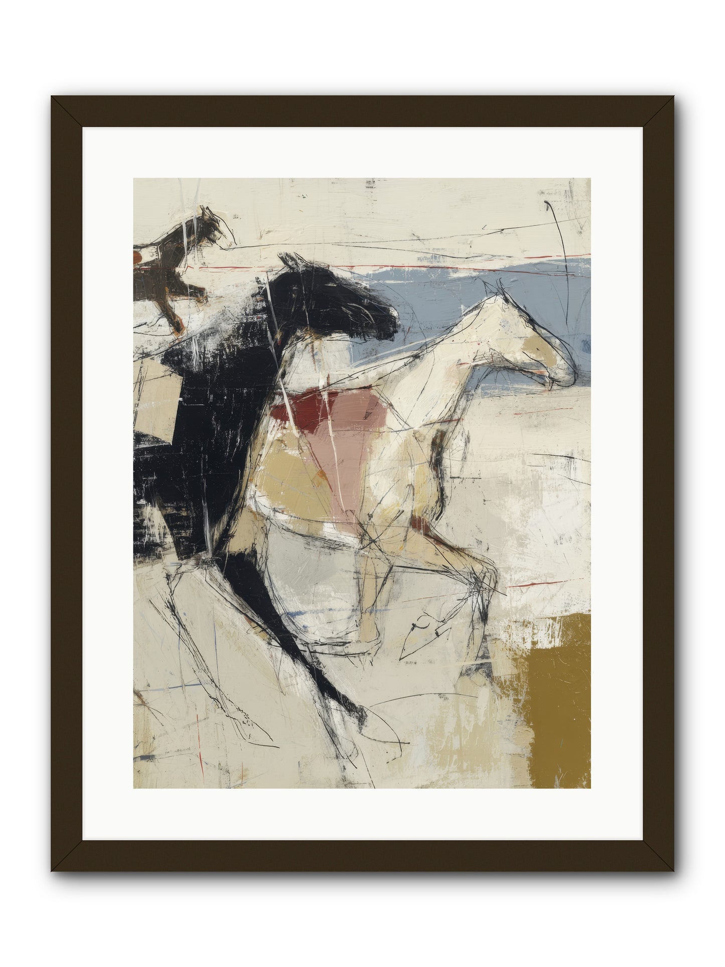 Contemplated -- Framed Print - Black 18x24