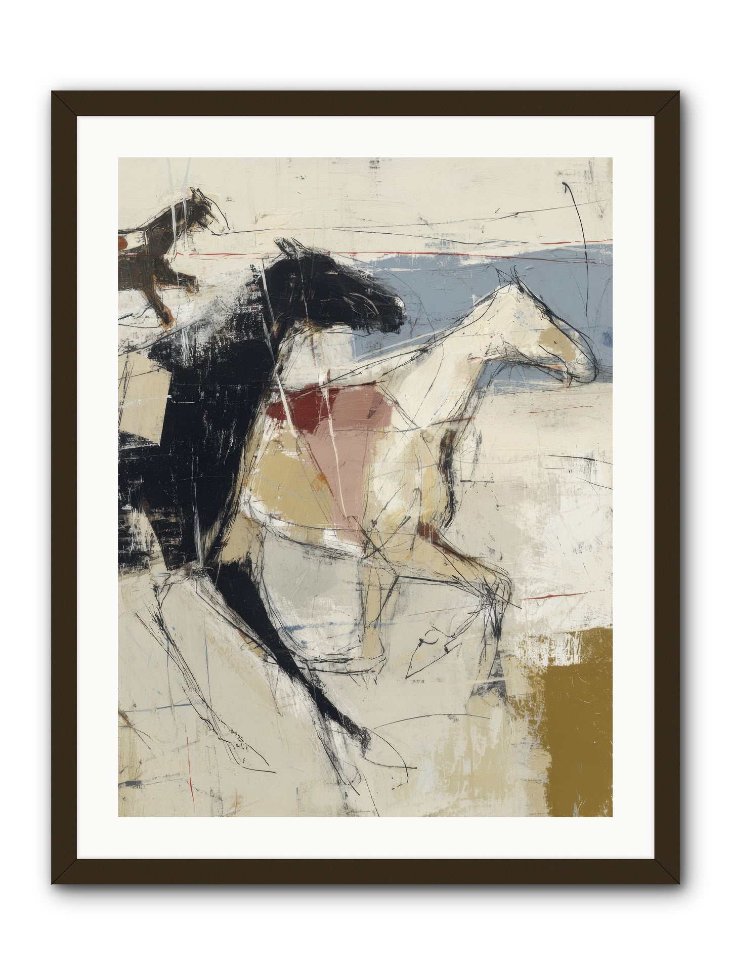 Contemplated -- Framed Print - Black 24x32