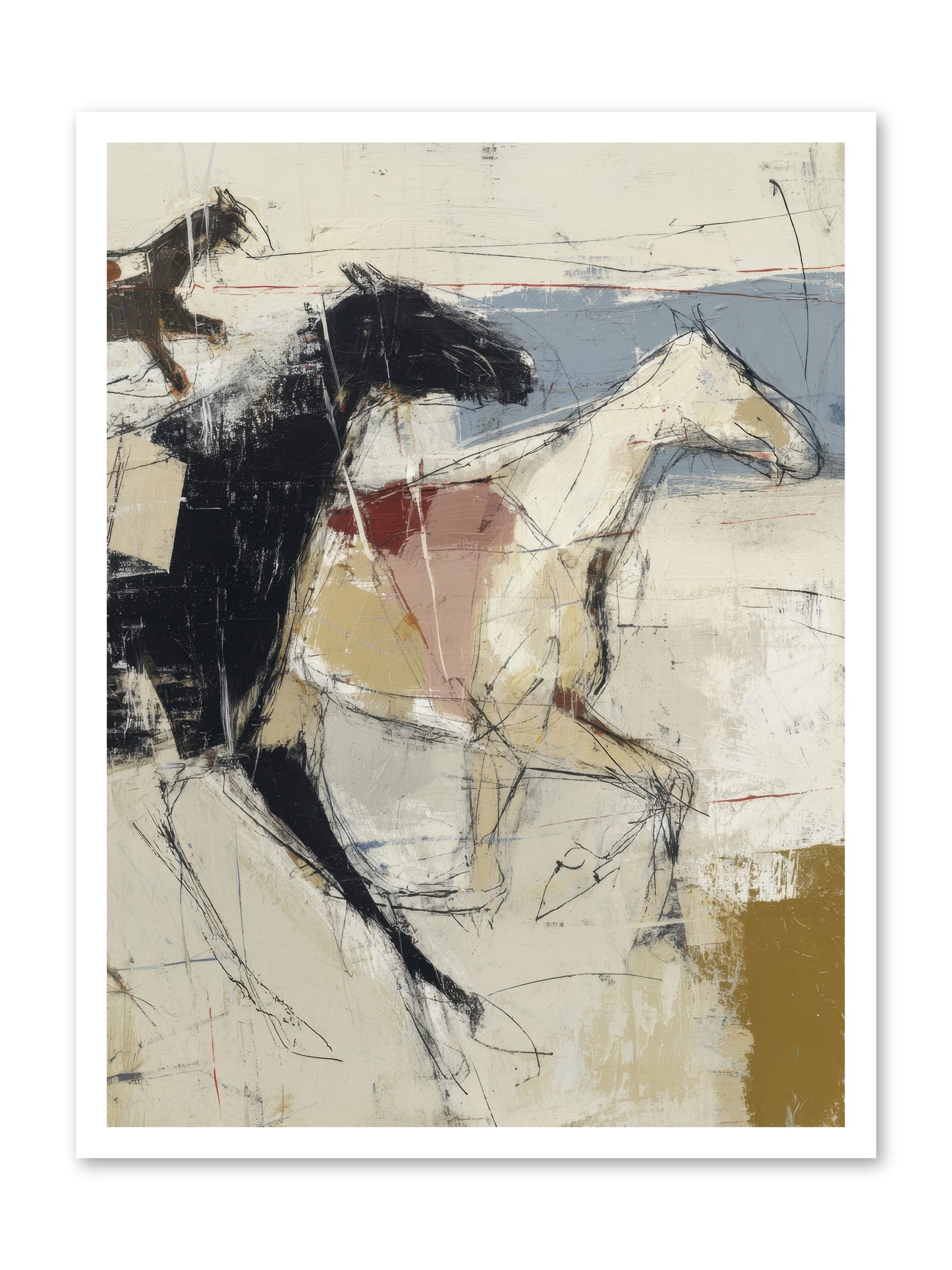 Contemplated -- Loose Canvas Print 24x32