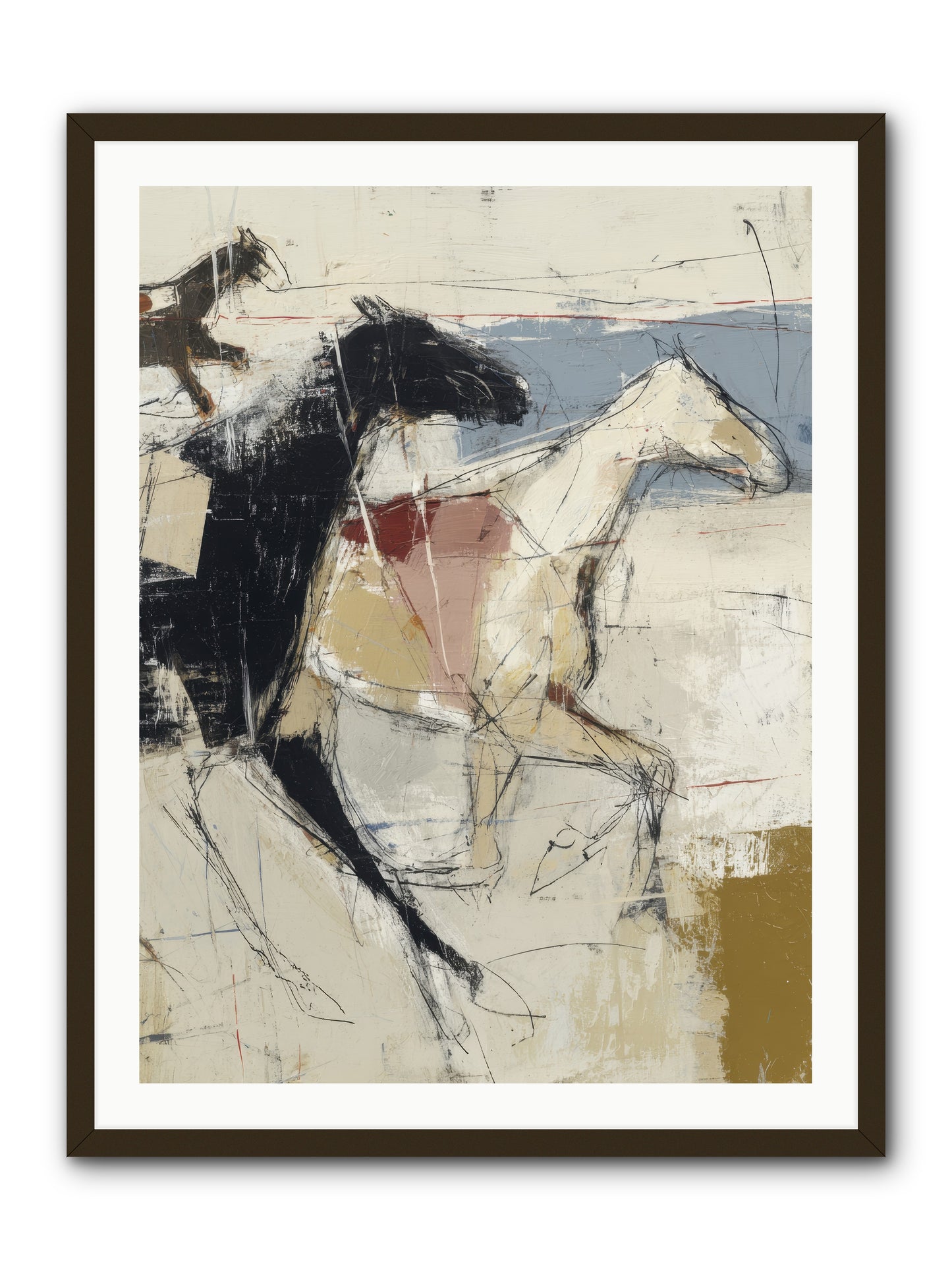 Contemplated -- Framed Print - Black 30x40