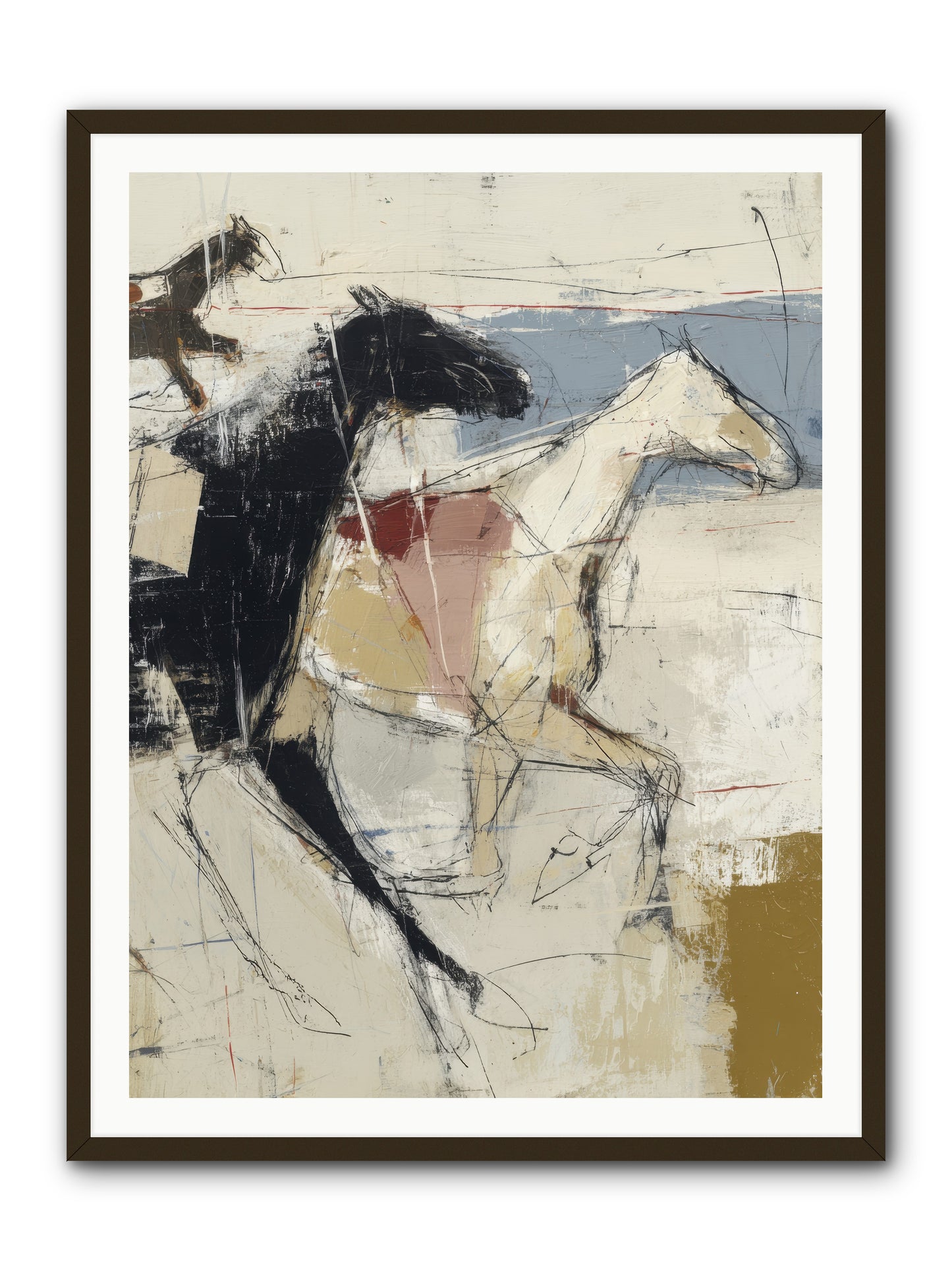 Contemplated -- Framed Print - Black 36x48