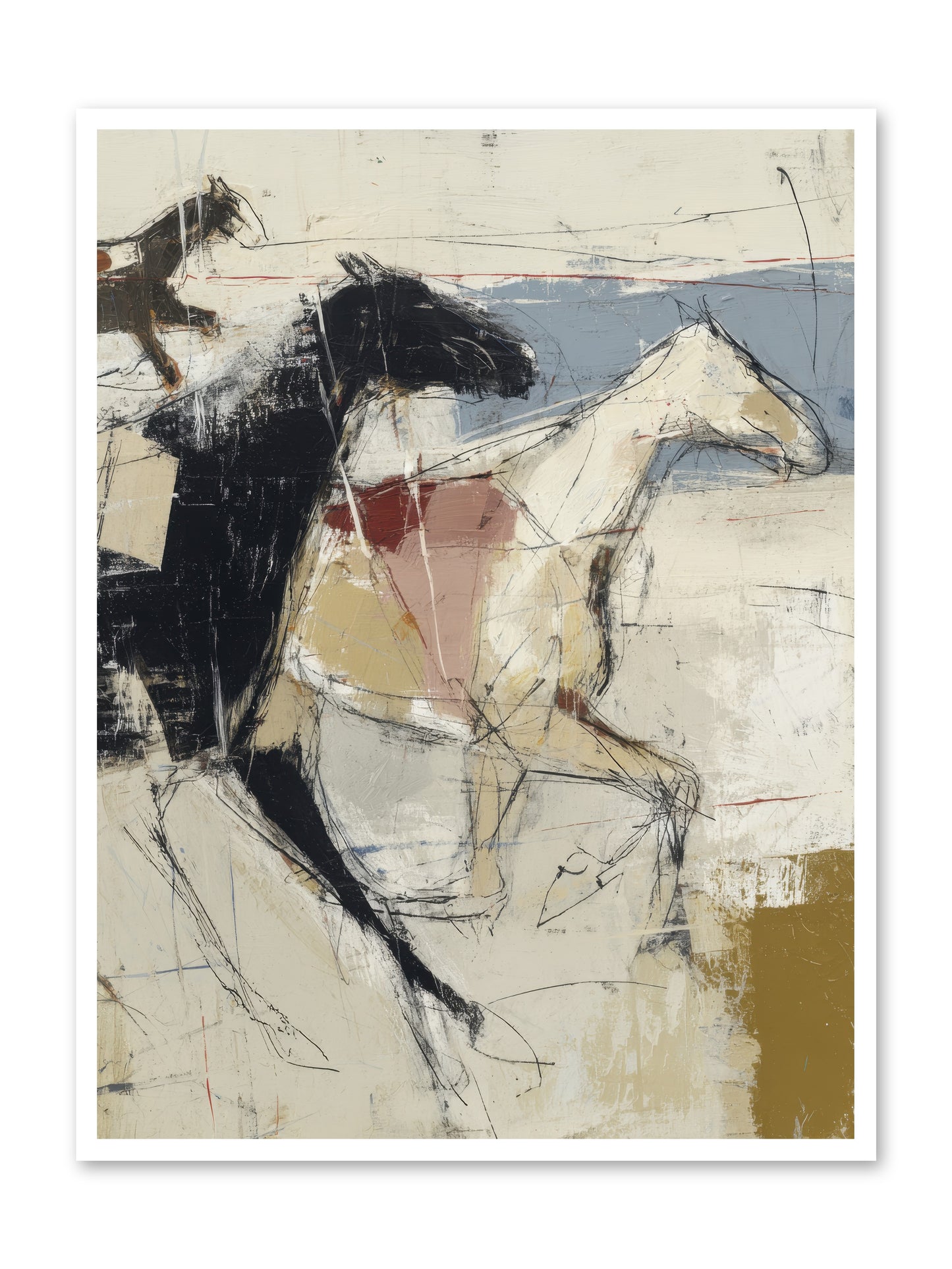 Contemplated -- Loose Canvas Print 36x48