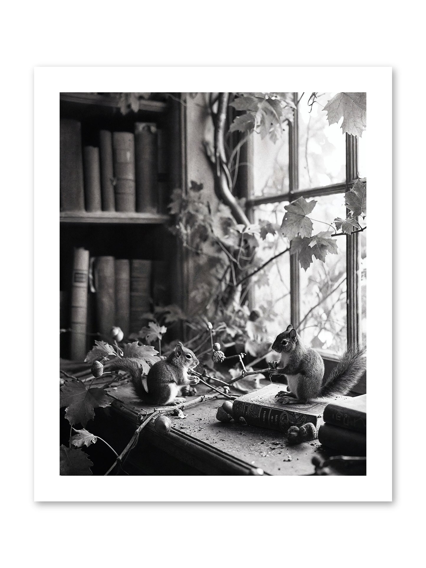 Conversation -- Loose Canvas Print 12x15