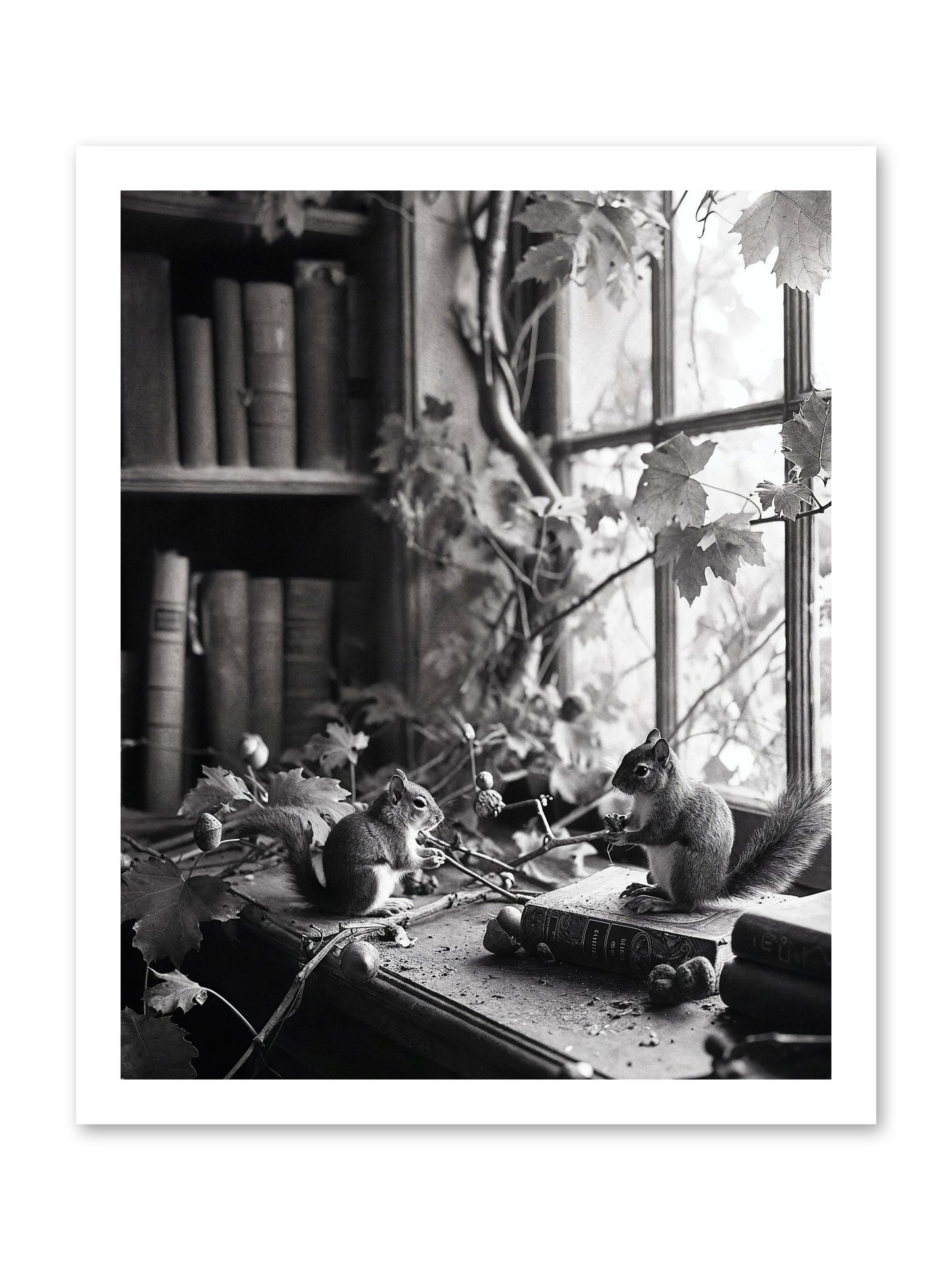 Conversation -- Loose Canvas Print 16x20