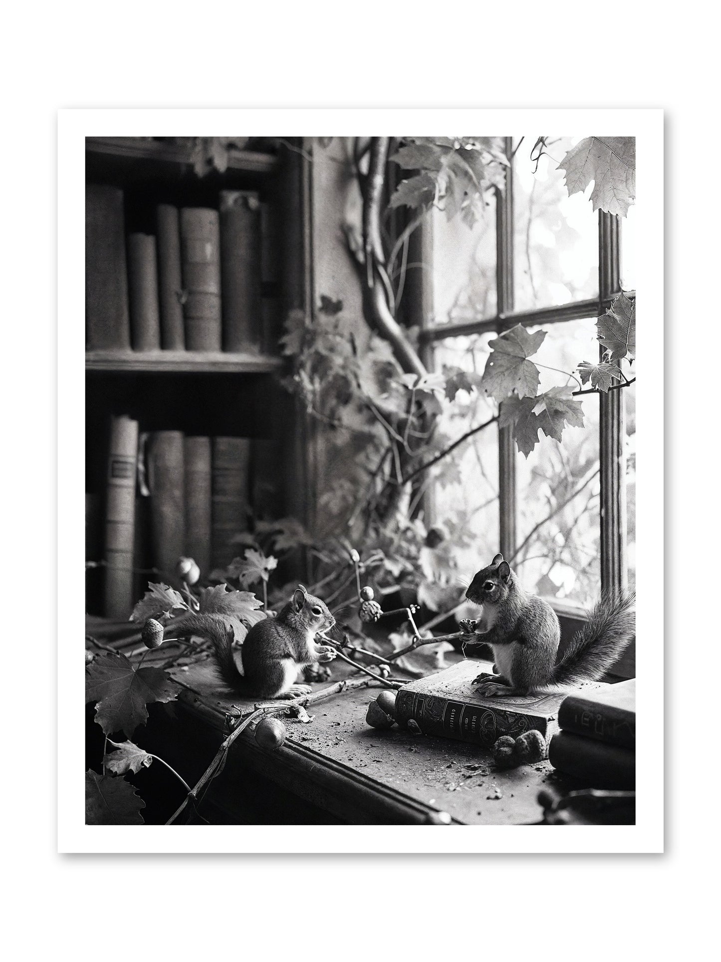 Conversation -- Loose Canvas Print 20x25
