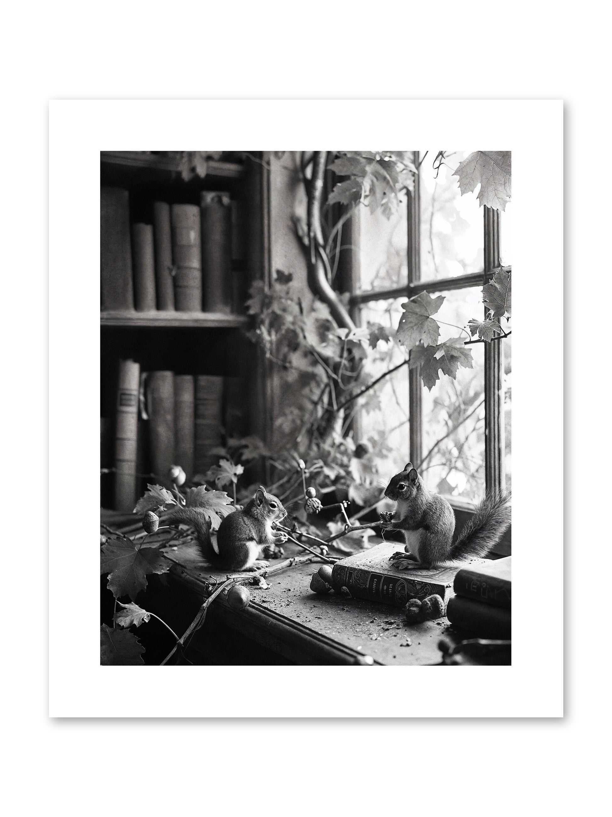 Conversation -- Paper Print 8x10