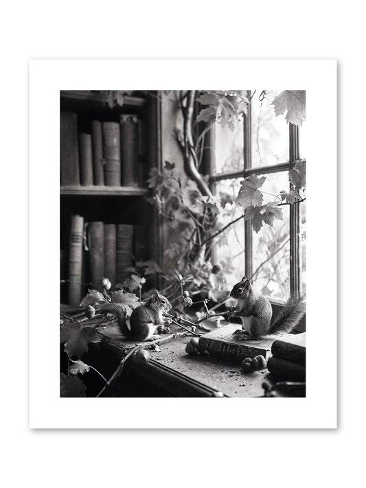 Conversation -- Paper Print 8x10