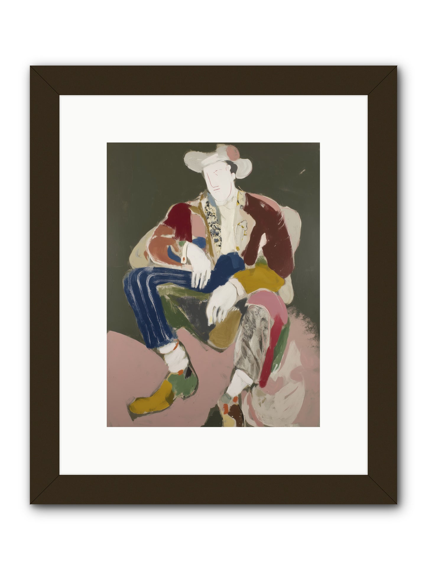 Copper Rain -- Framed Print - Black 9x12