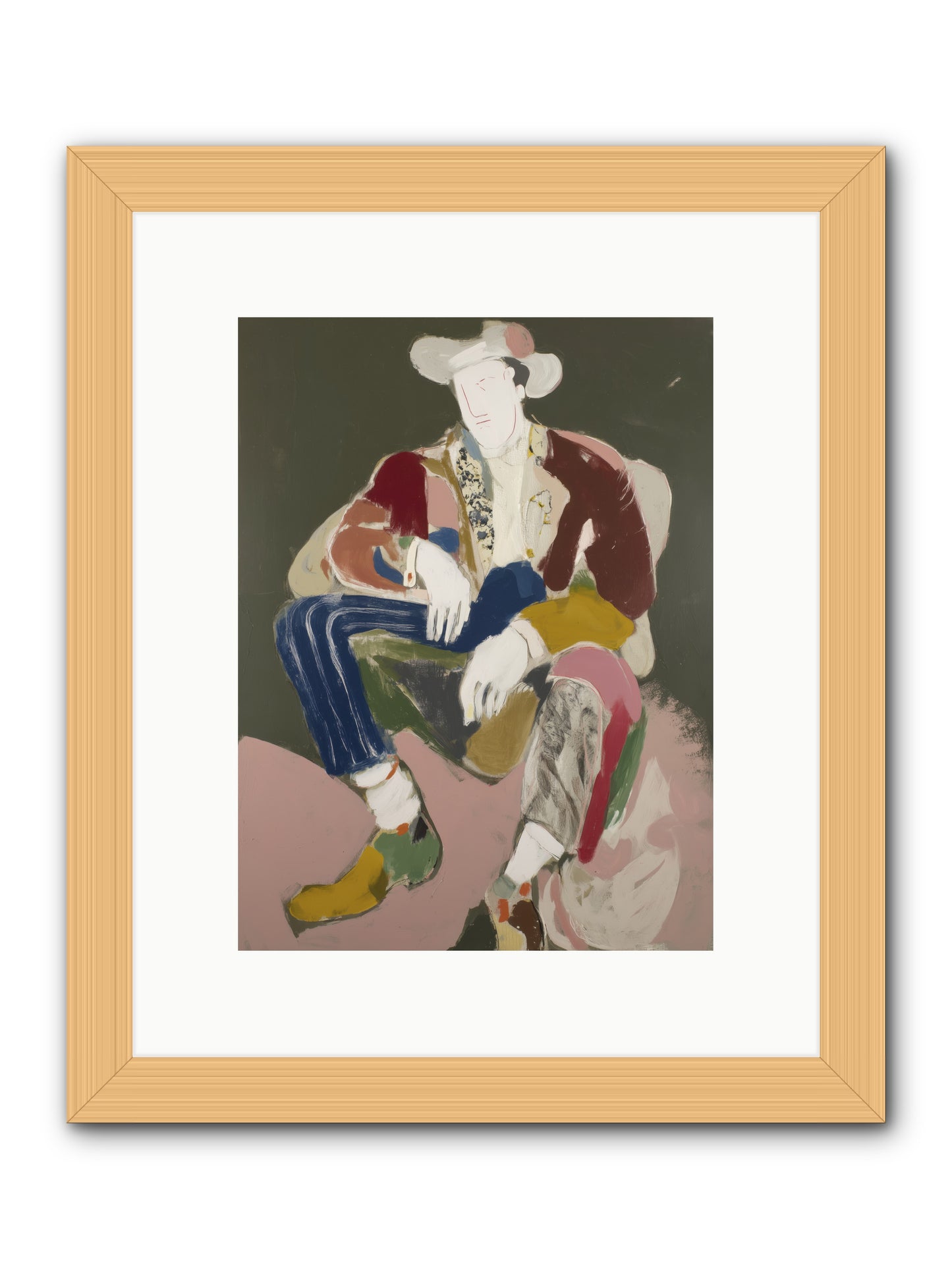 Copper Rain -- Framed Print - Natural 9x12