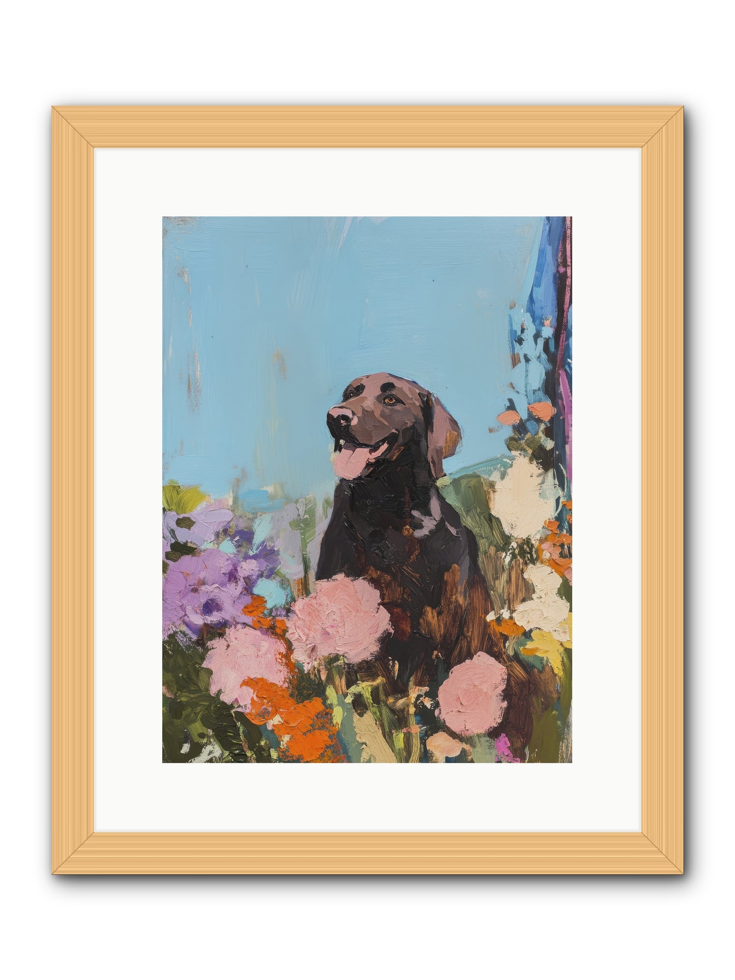 Corduroy -- Framed Print - Natural 12x16