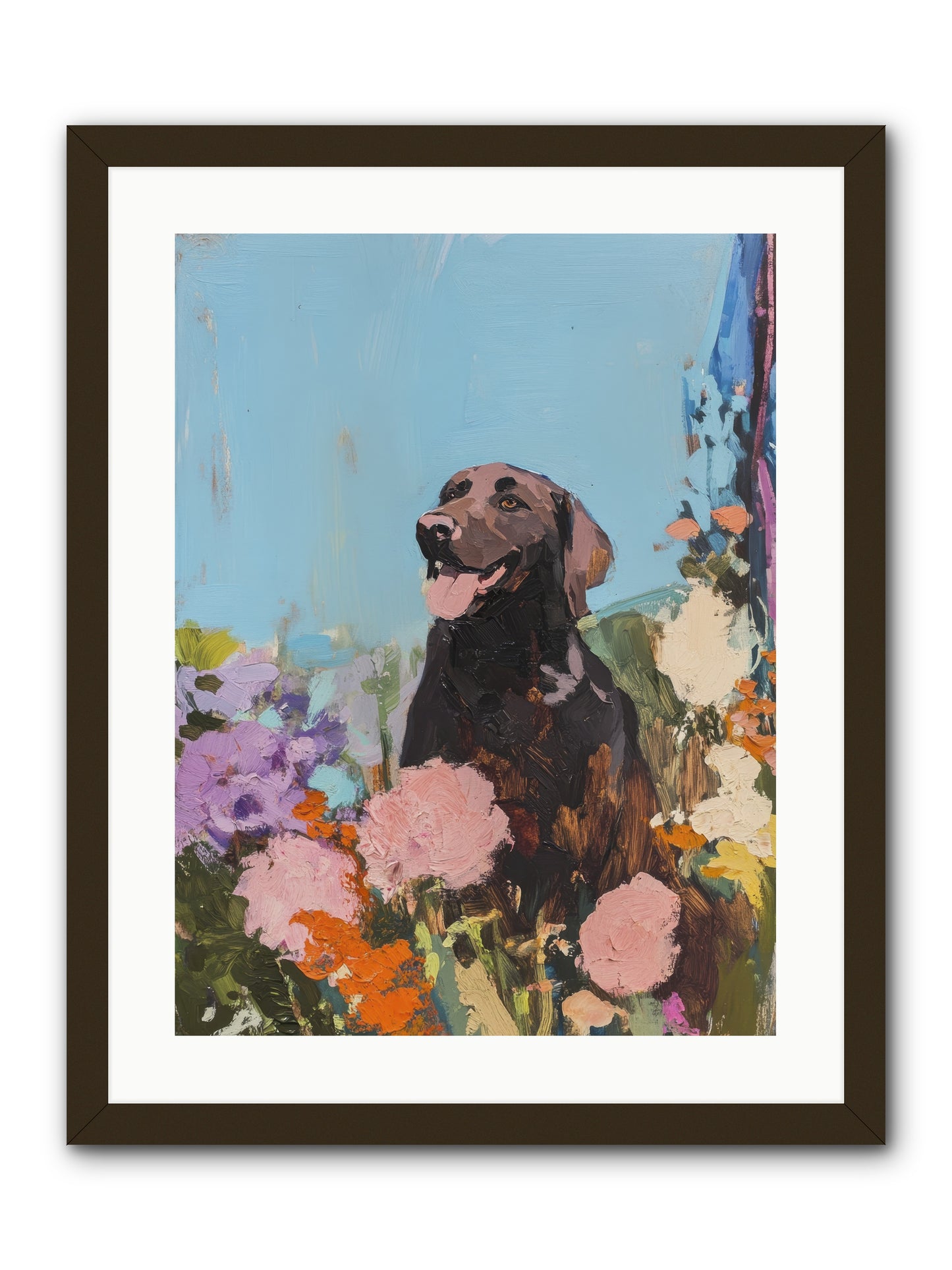 Corduroy -- Framed Print - Black 18x24