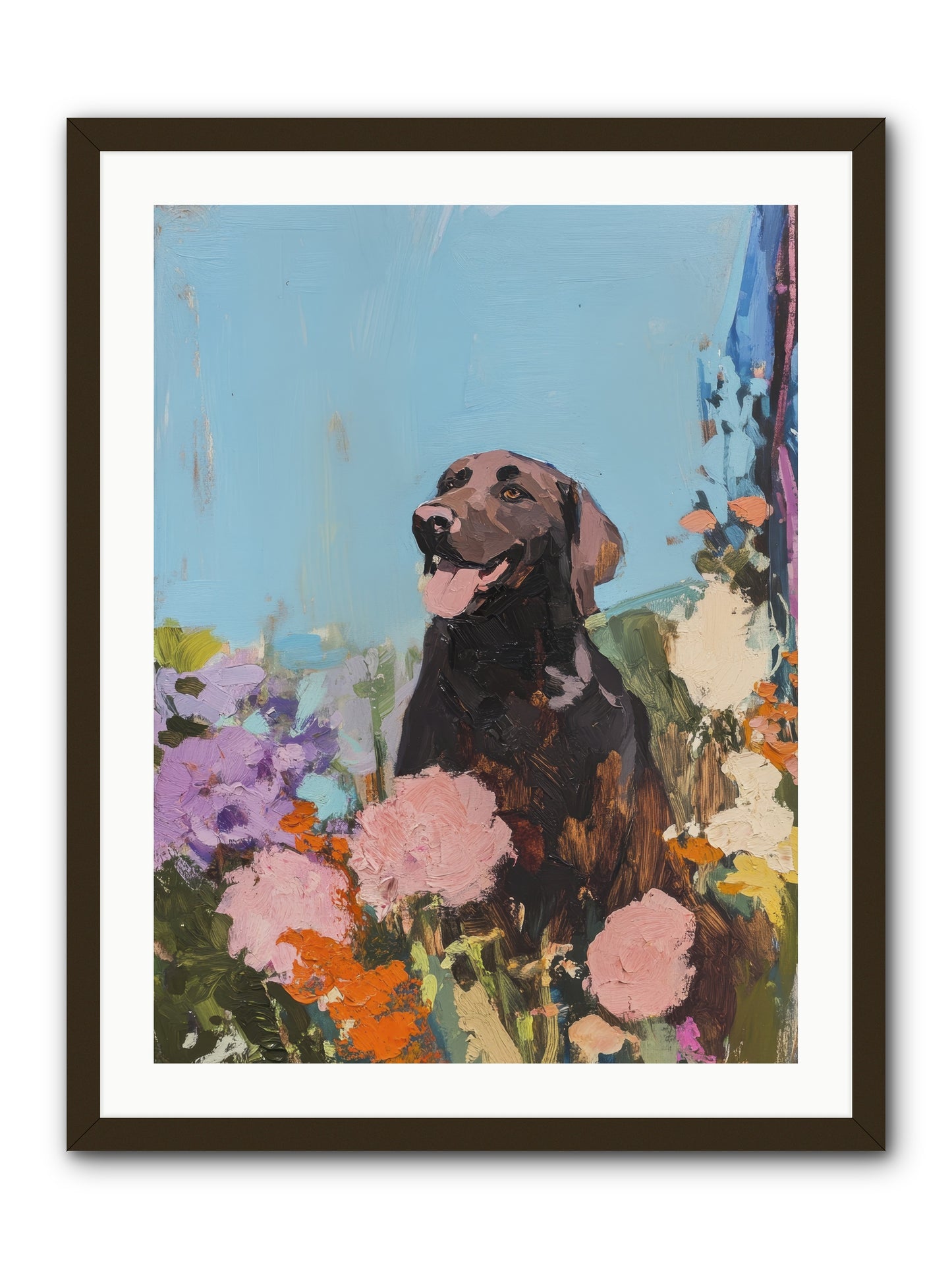 Corduroy -- Framed Print - Black 24x32