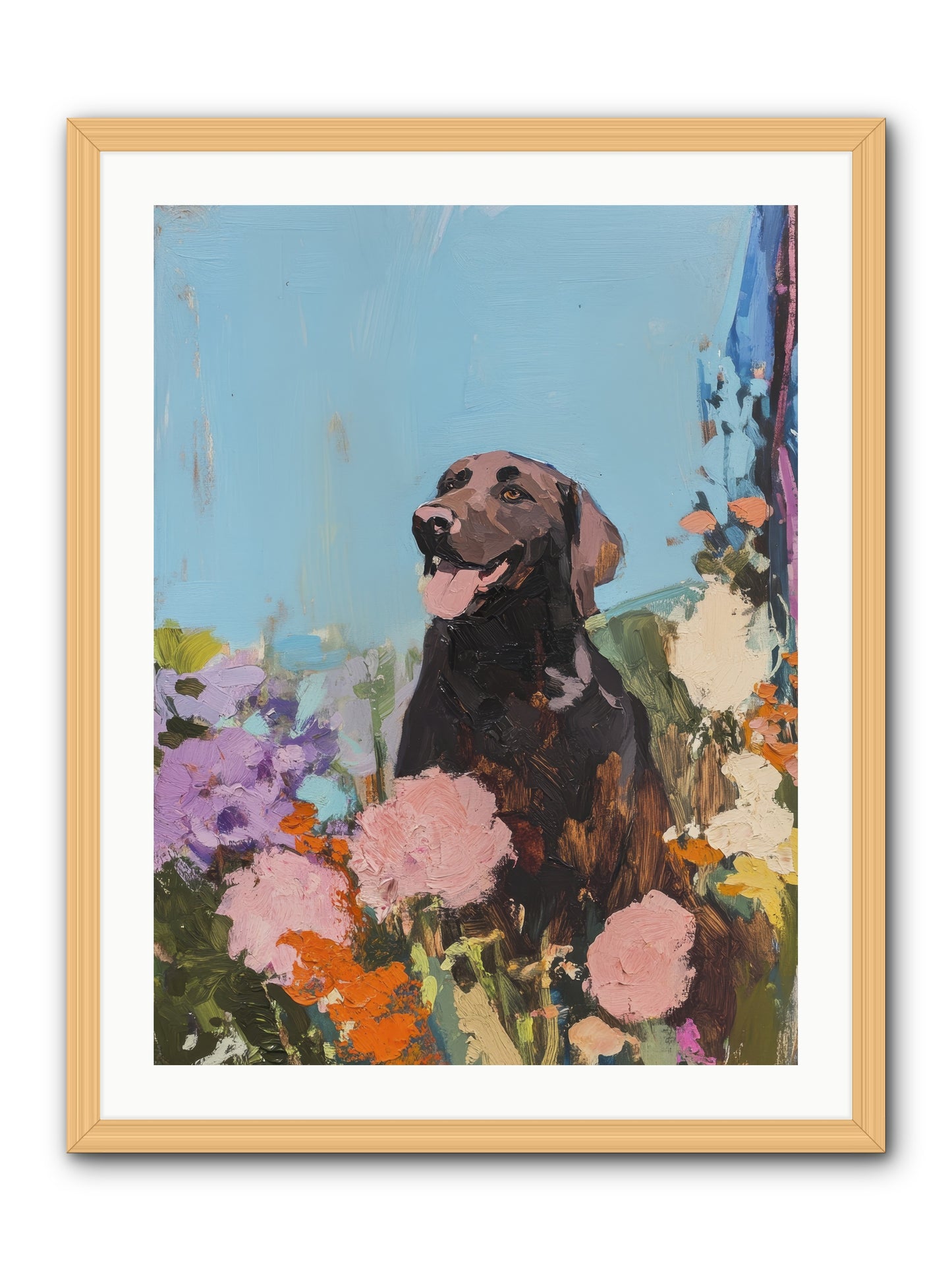 Corduroy -- Framed Print - Natural 24x32