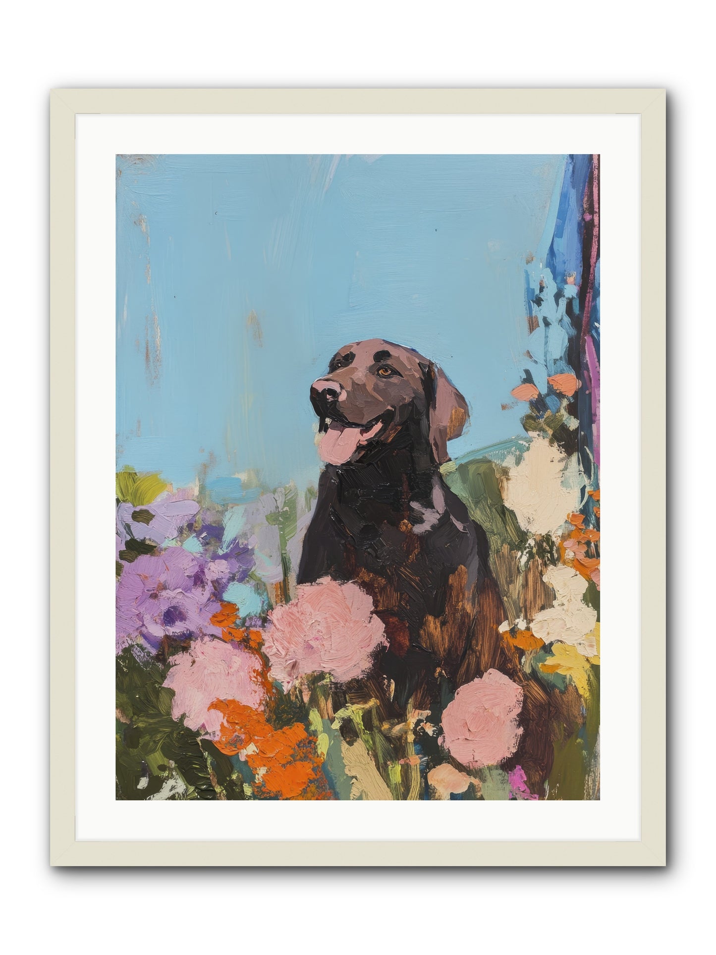Corduroy -- Framed Print - White 24x32