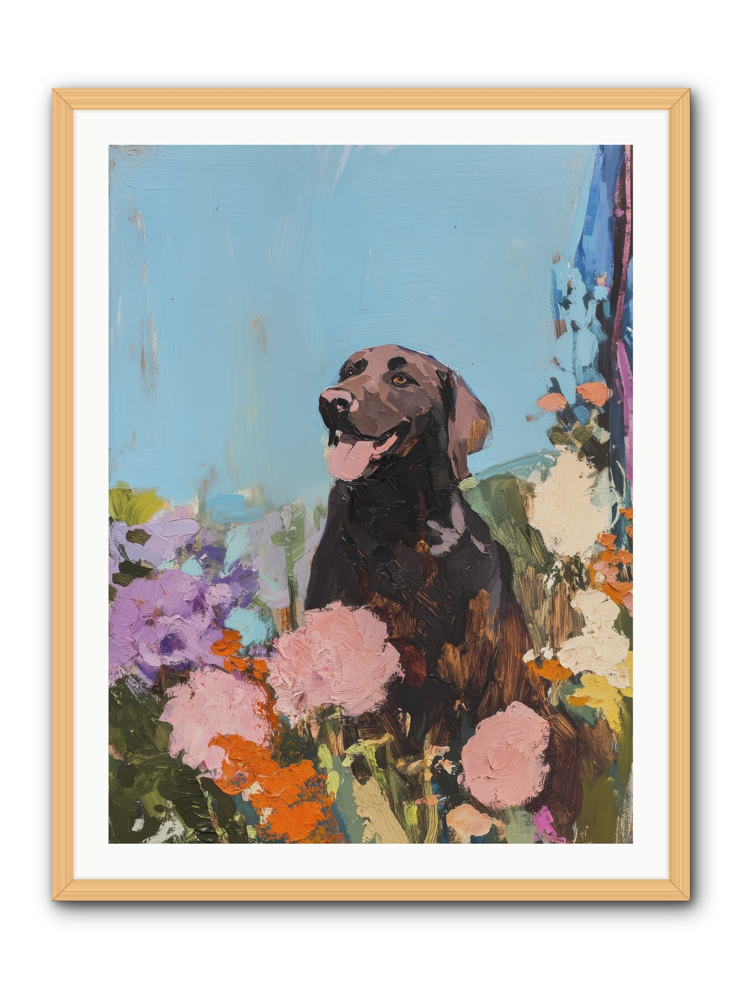 Corduroy -- Framed Print - Natural 30x40