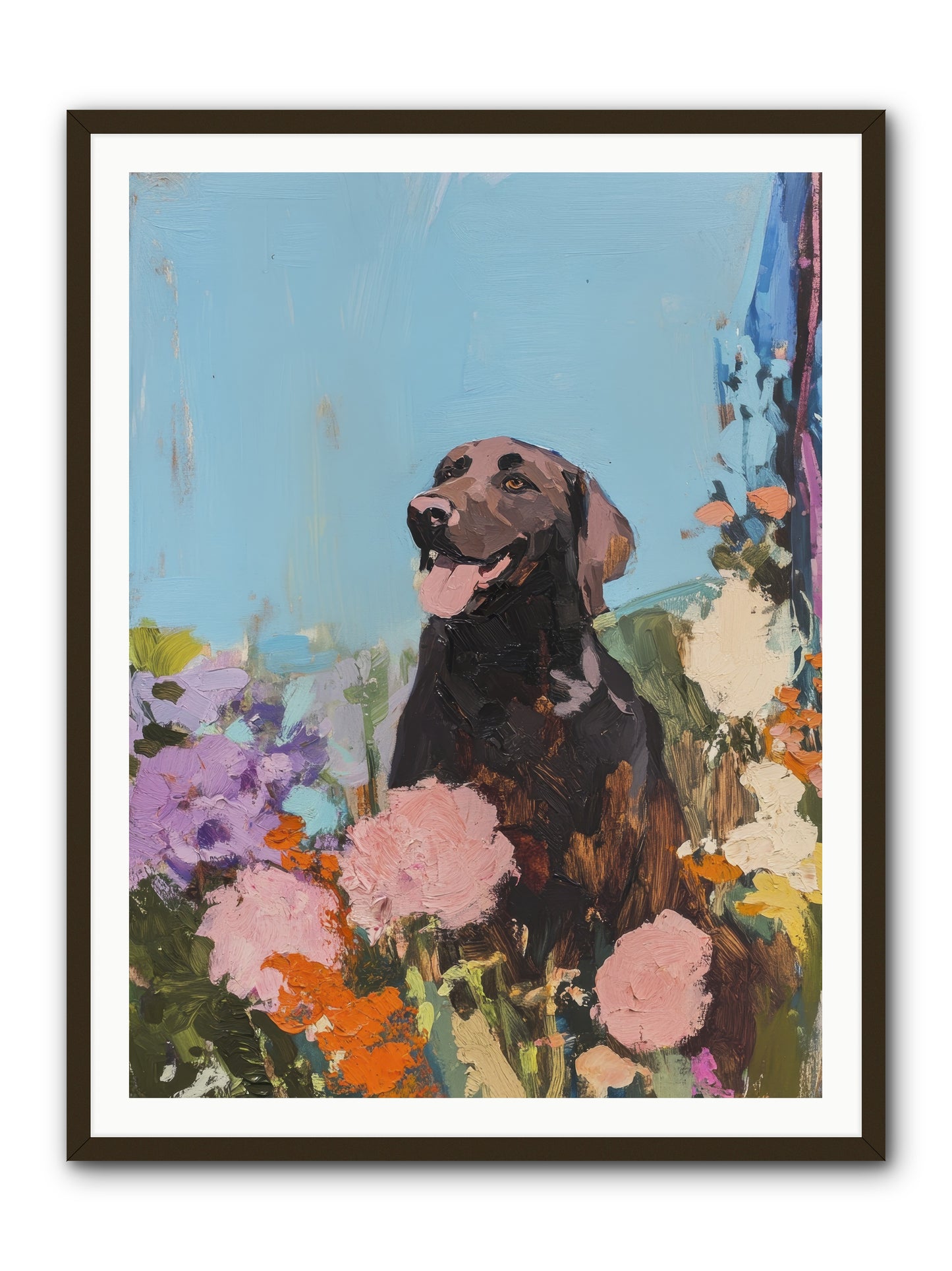 Corduroy -- Framed Print - Black 36x48