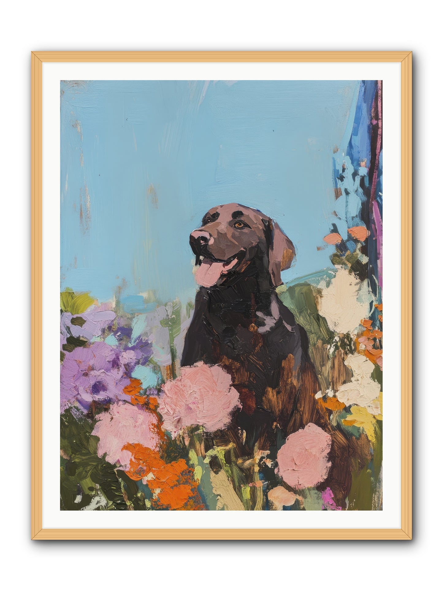 Corduroy -- Framed Print - Natural 36x48