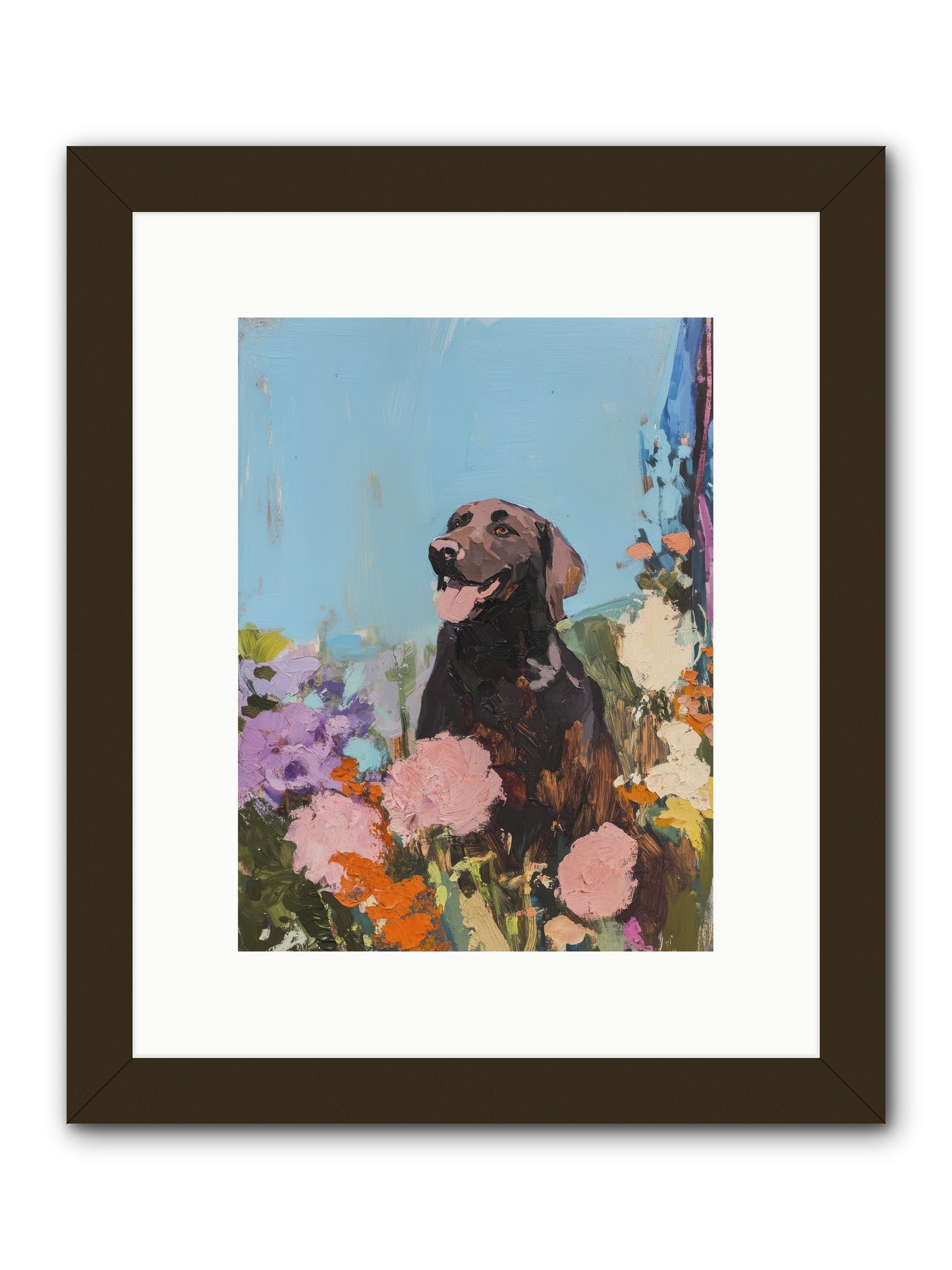 Corduroy -- Framed Print - Black 9x12