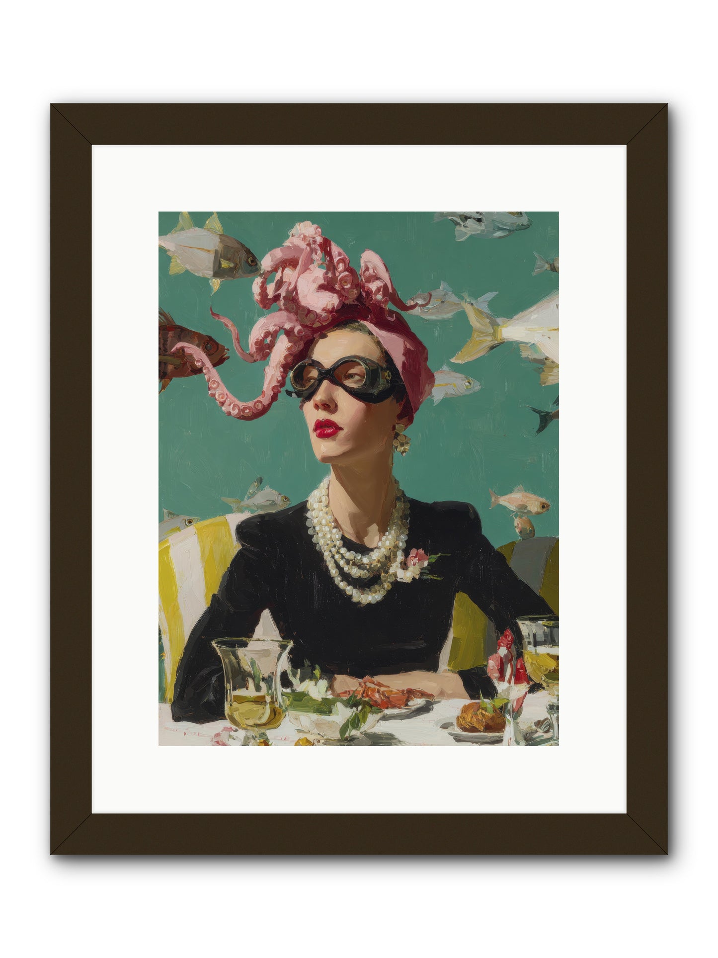 Corsages for the Unannounced -- Framed Print - Black 12x16